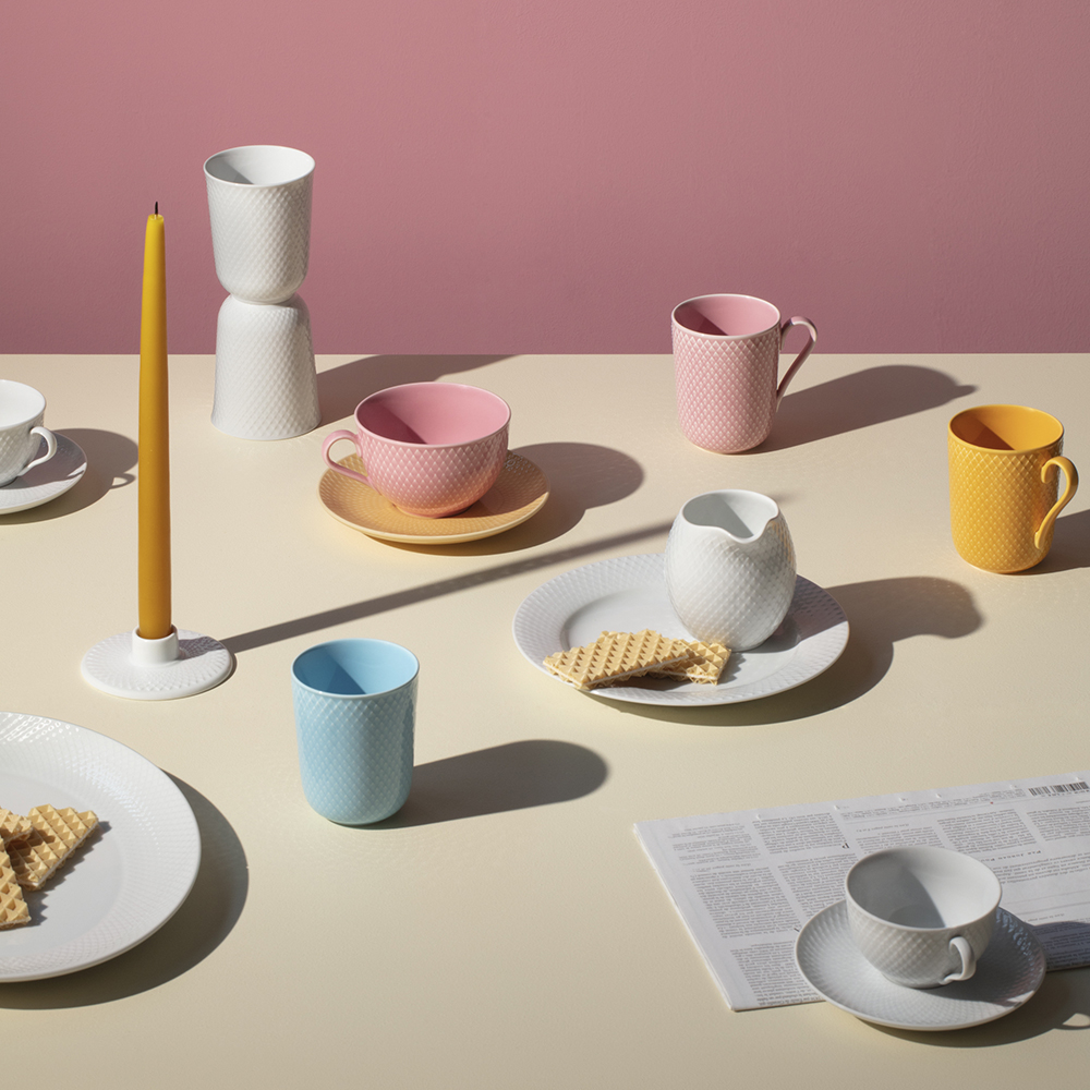 Lyngby Porcelæn Rhombe Color Mugg 33 cl Turkos