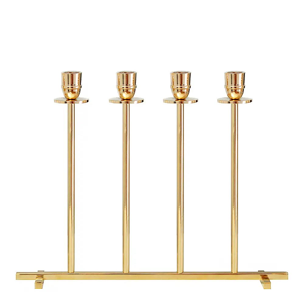 Alto Kynttiläjalka 4 kynttilälle Messinki