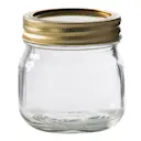 Kilner Konserveringsburk Rund 8x8x8 cm Klar/Guld