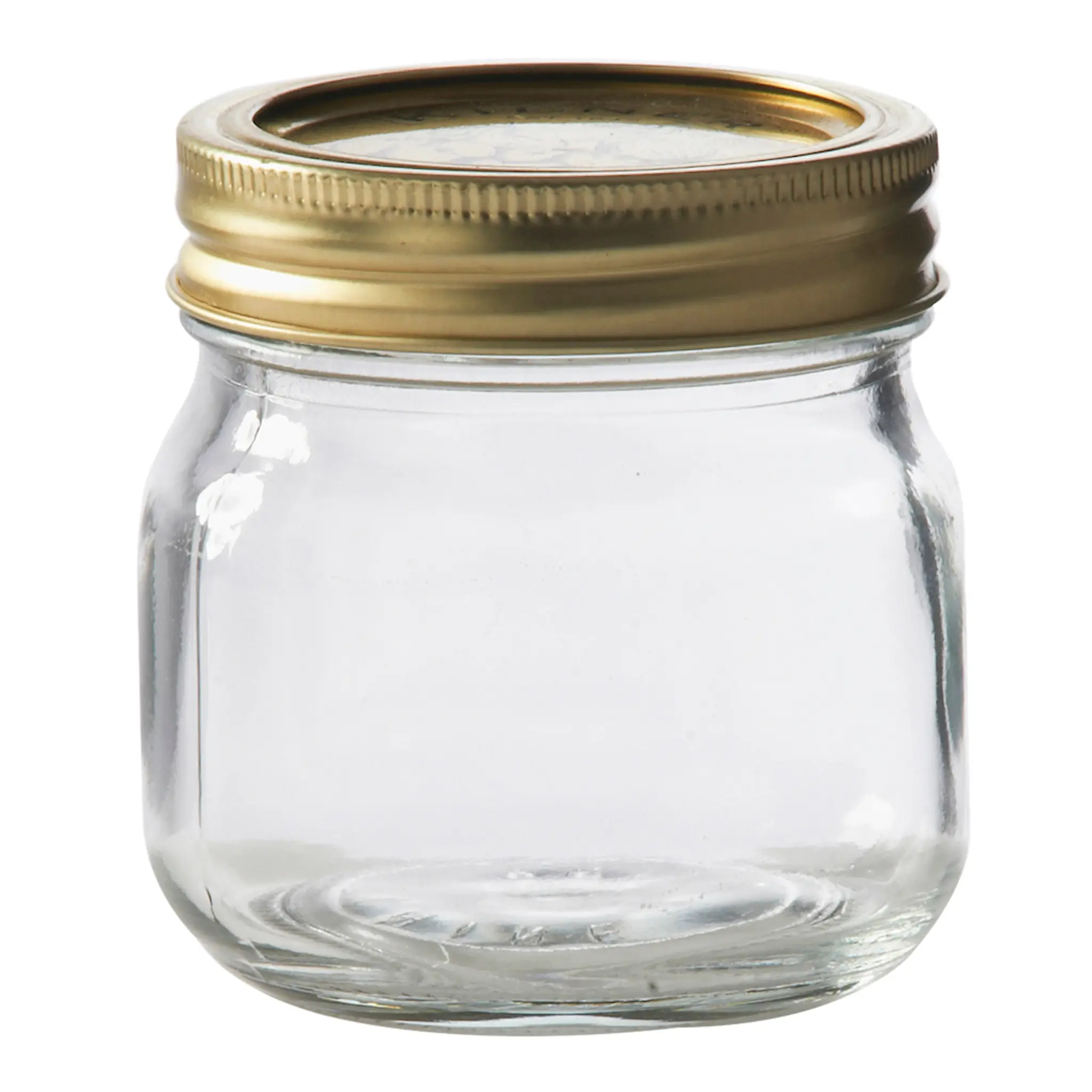 Kilner Kilner Konserveringsburk Rund 8x8x8 cm Klar/Guld
