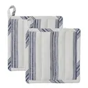 Garn grytlapp 22x22 cm 2-pack blå