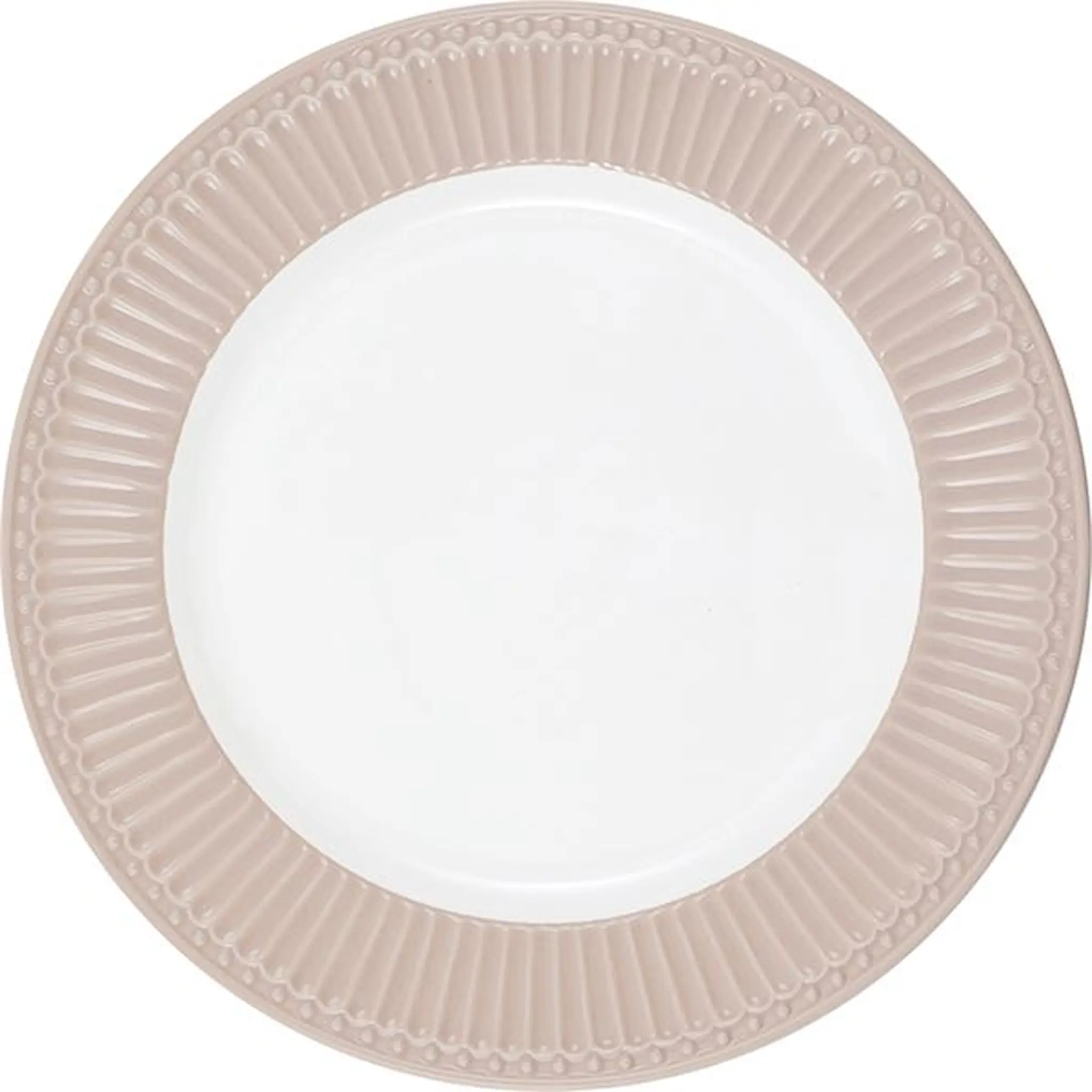 GreenGate Everyday Alice middagstallrik 26,5 cm creamy fudge