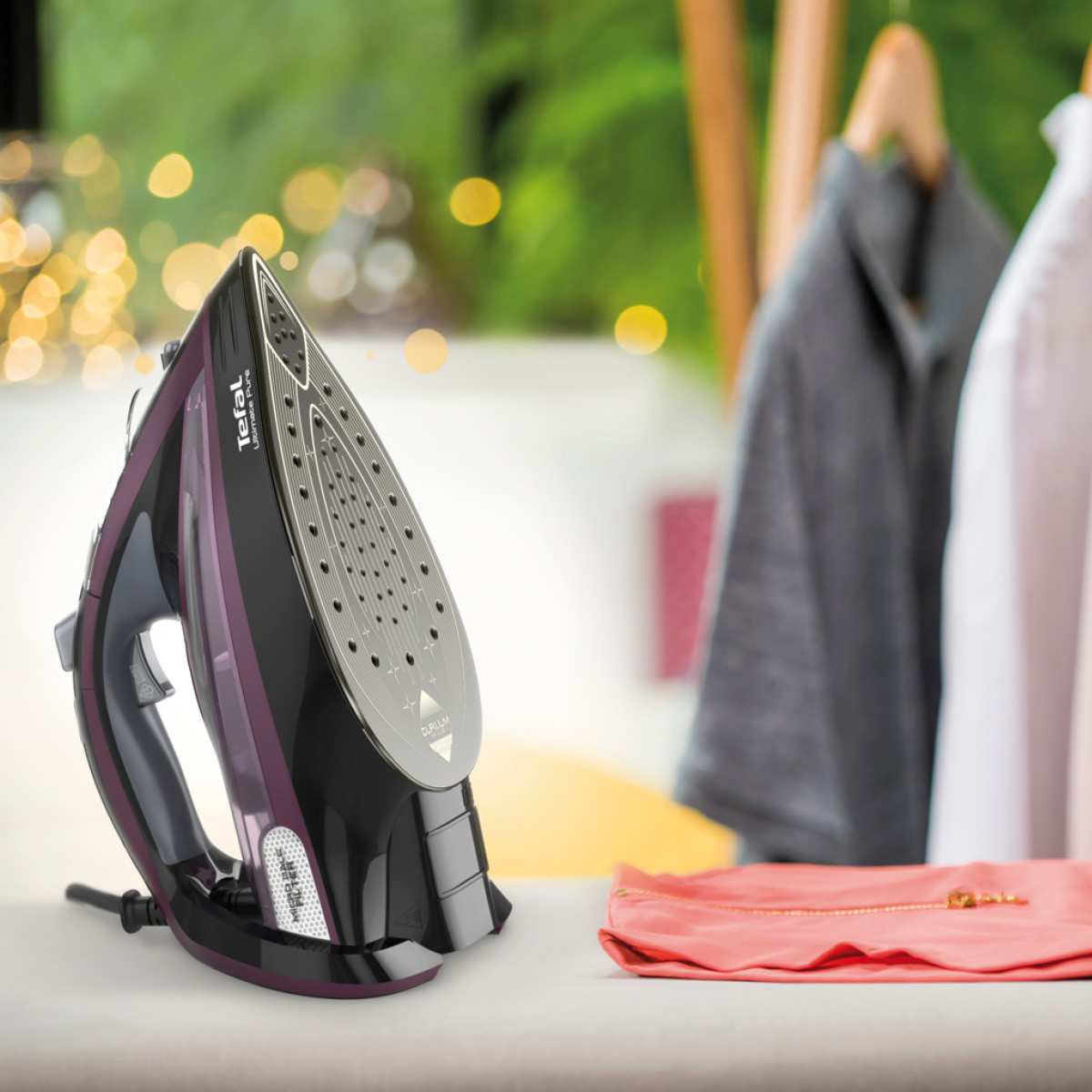 Tefal Ultimate Pure dampstrykejern FV9835E0 lilla