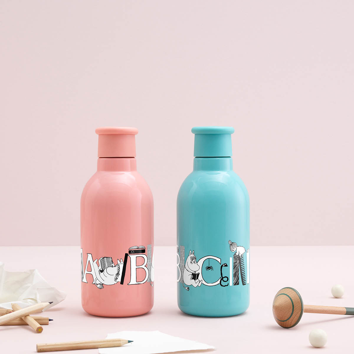 RIG-TIG Moomin ABC Termospullo 50 cl Moomin Turqouise