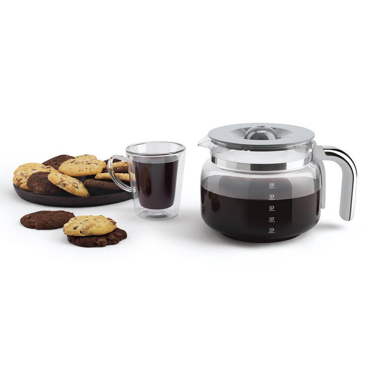 Smeg Kaffetrakter DCF02 1,4L svart