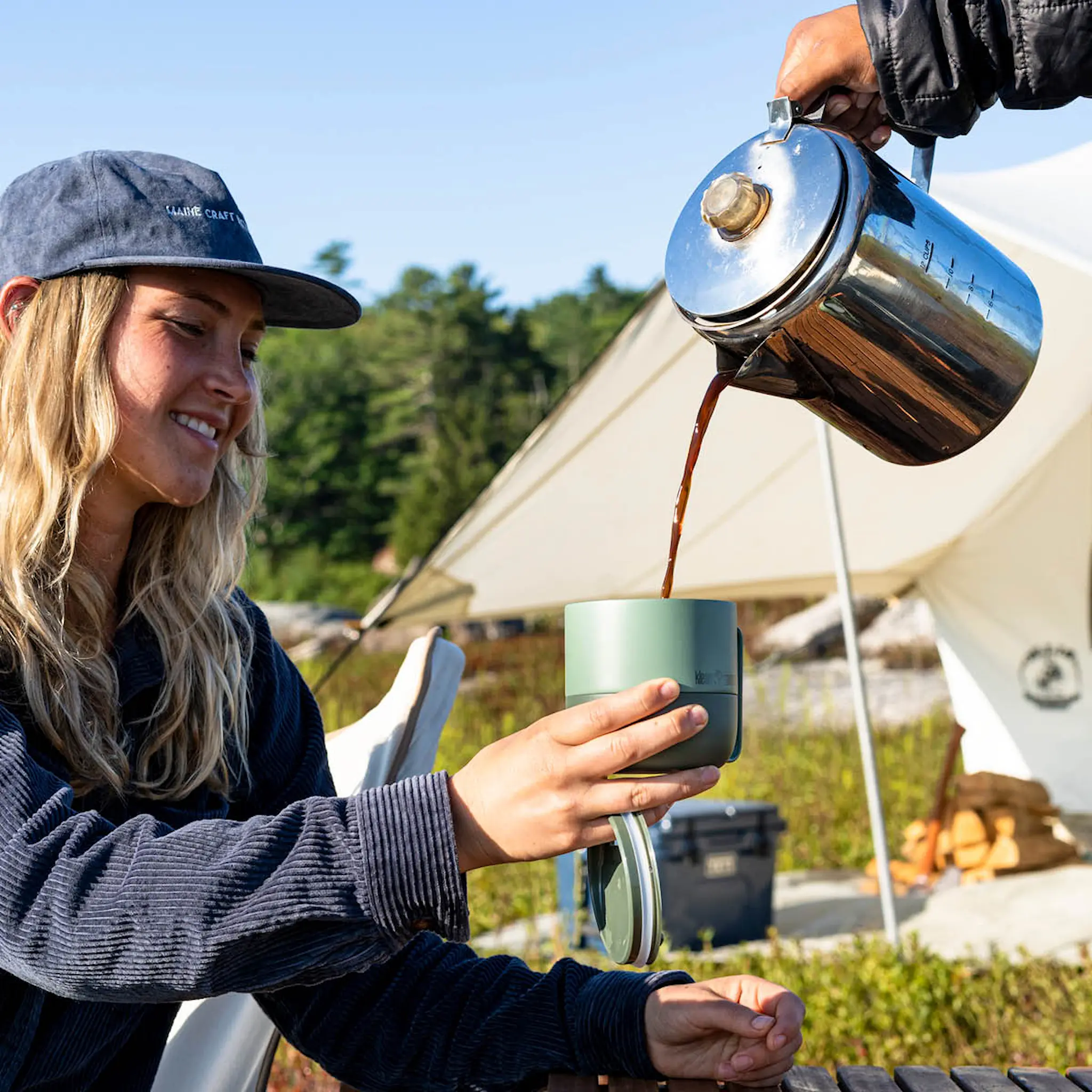 Klean Kanteen Rise mugg 41 cl med fliplock Sea Spray