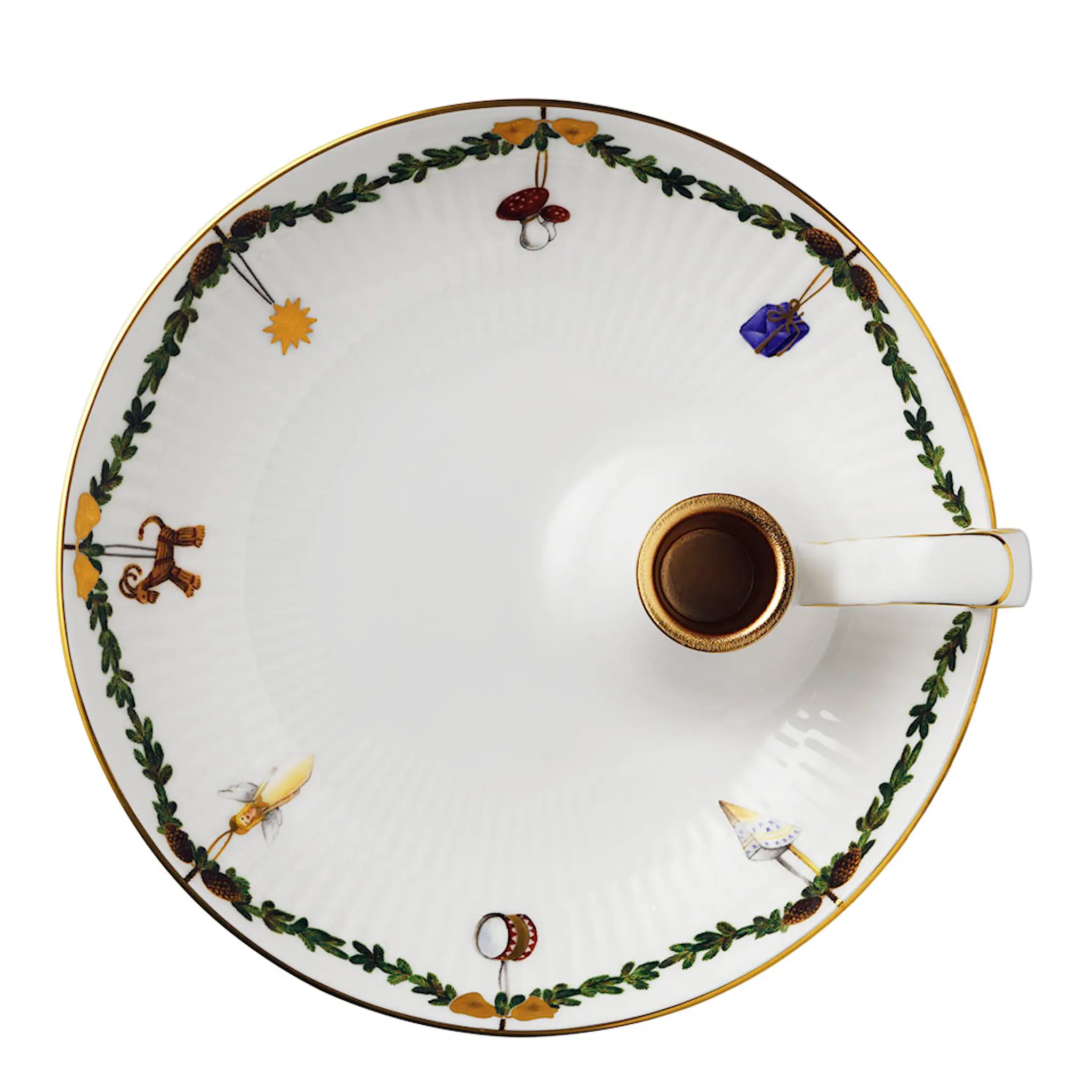 Royal Copenhagen Star Fluted Christmas Ljusstake