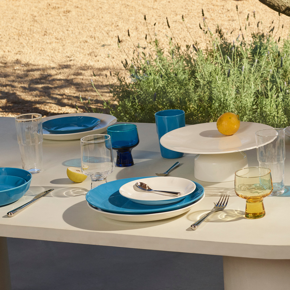 iittala Solare tallrik 27 cm elektrisk blå