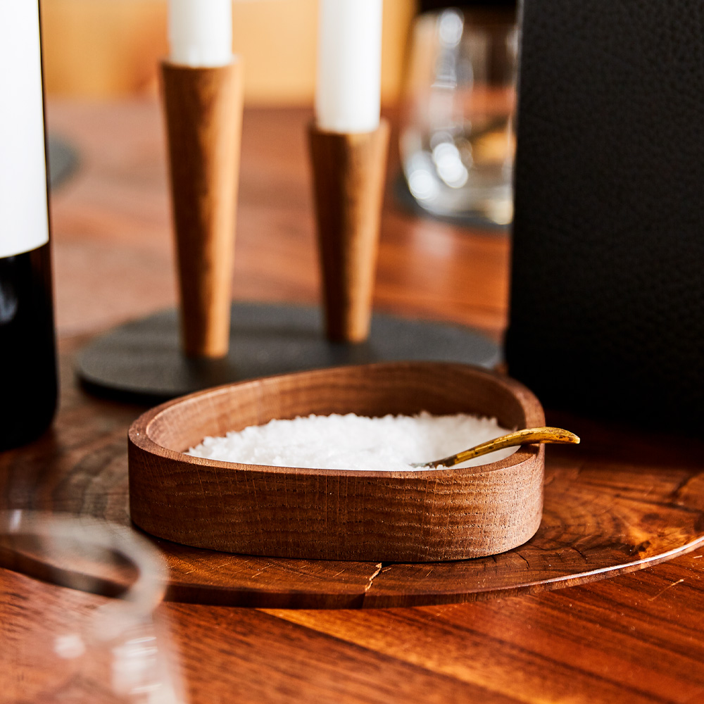 LIND DNA Wood Box Curve S Tarjotin Savustettu tammi