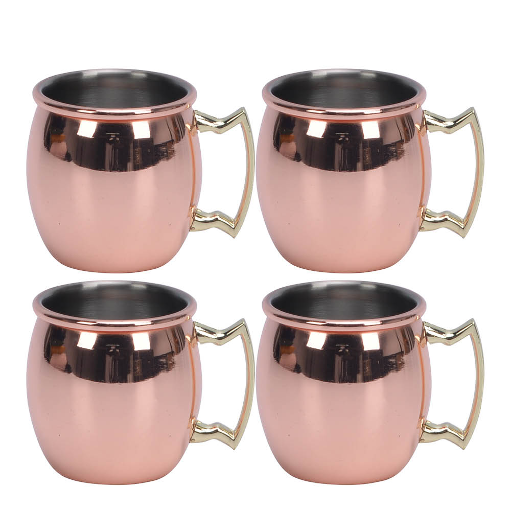 Modern House Moscow Mule shotglass 60 ml 4 stk kobber