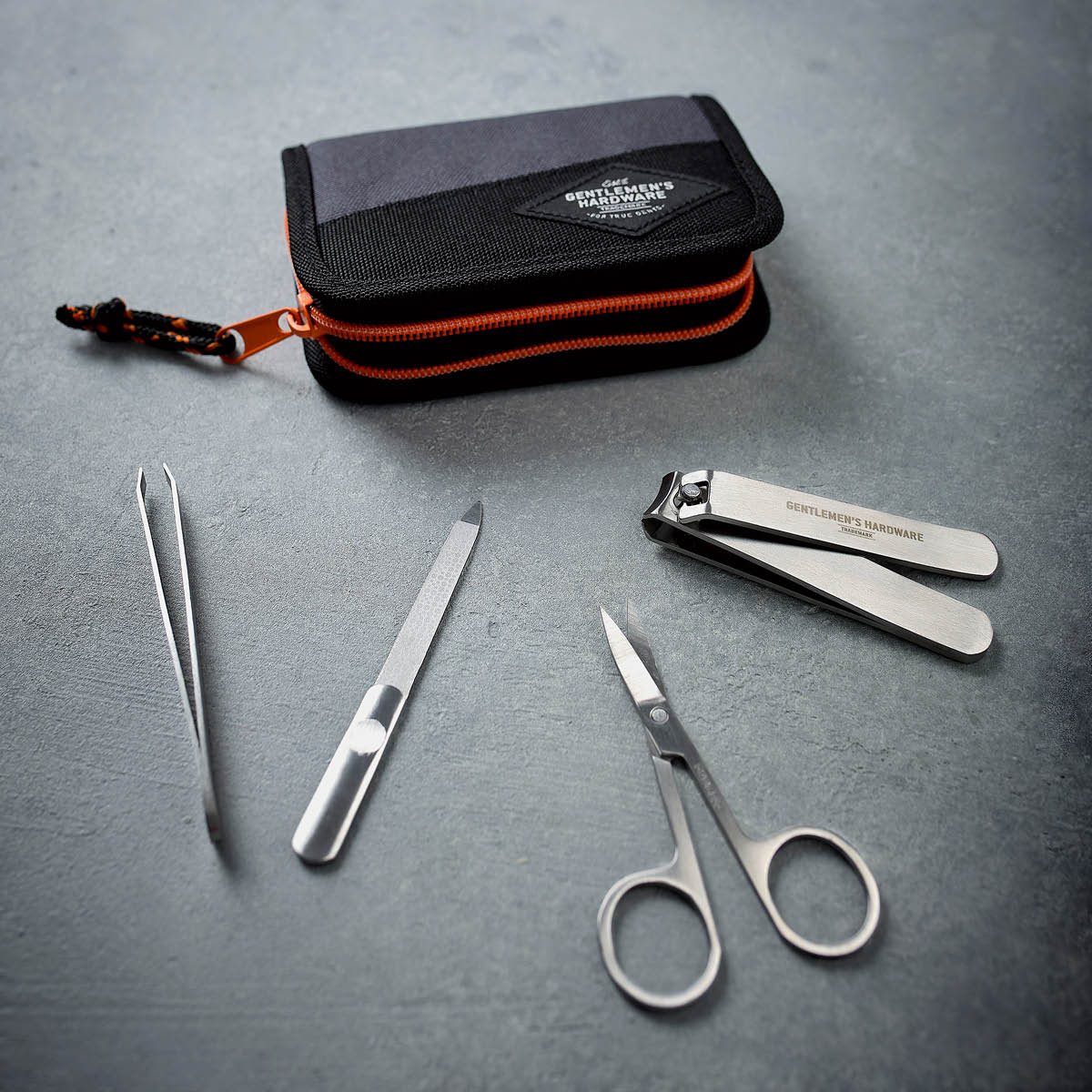 Gentlemen's Hardware Manikyrset med etui svart