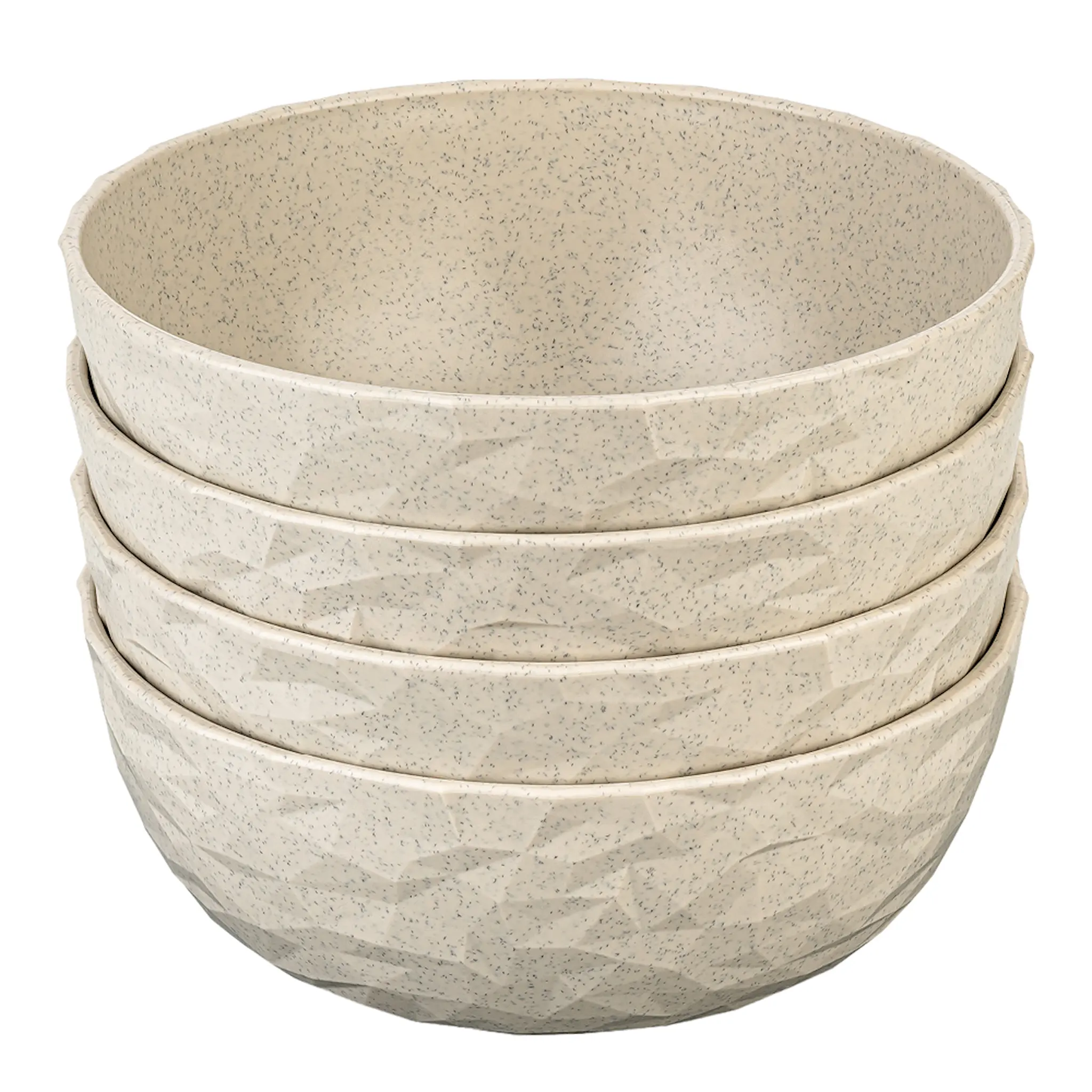 Koziol Club skål 0,7 L 4-pack biocirkulär termoplast beige
