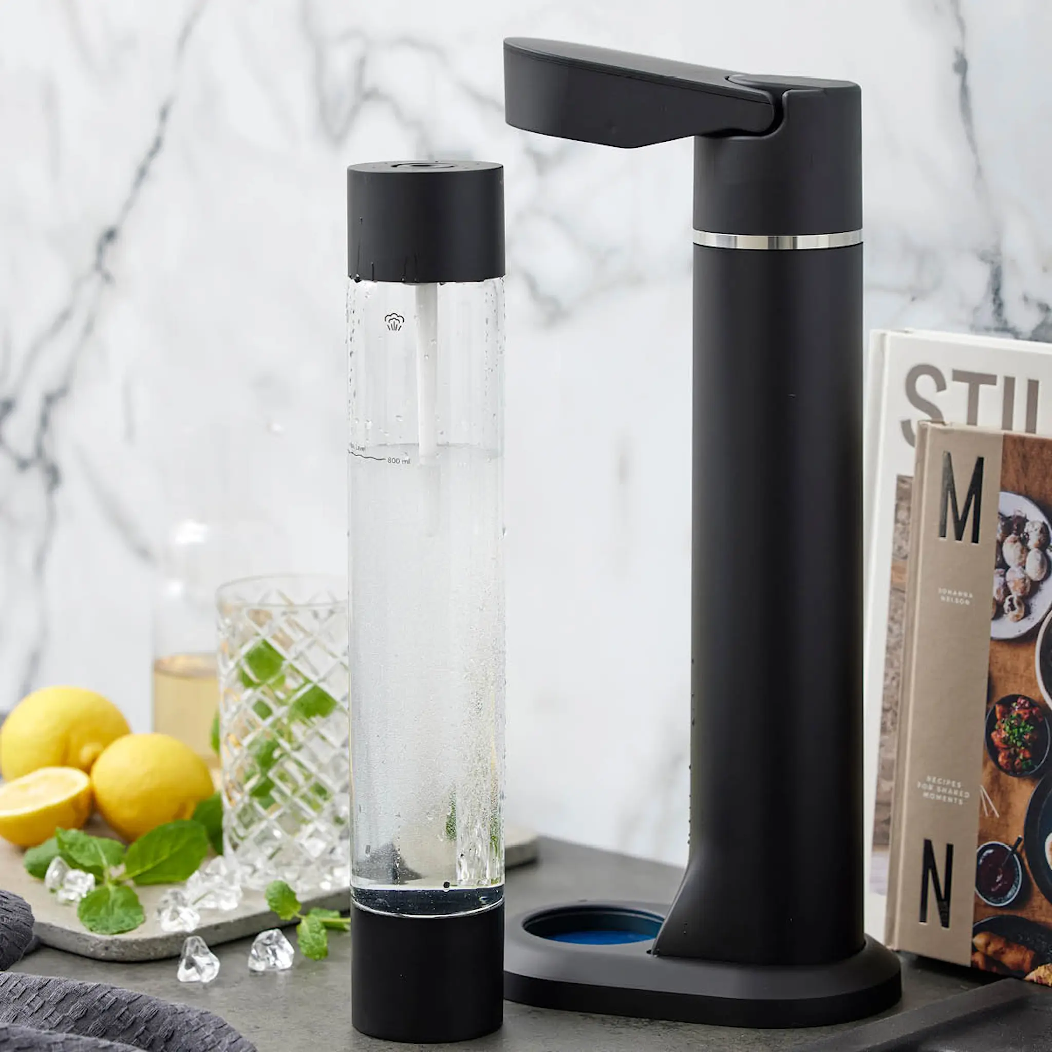 Nordic Sense Kolsyremaskin 0,8 L svart