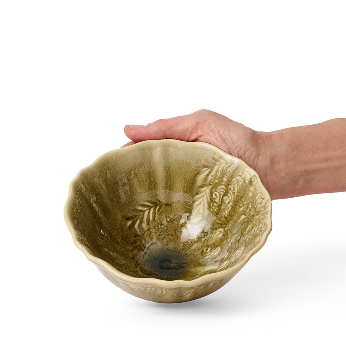 Sthål Arabesque suppeskål 50 cl sand