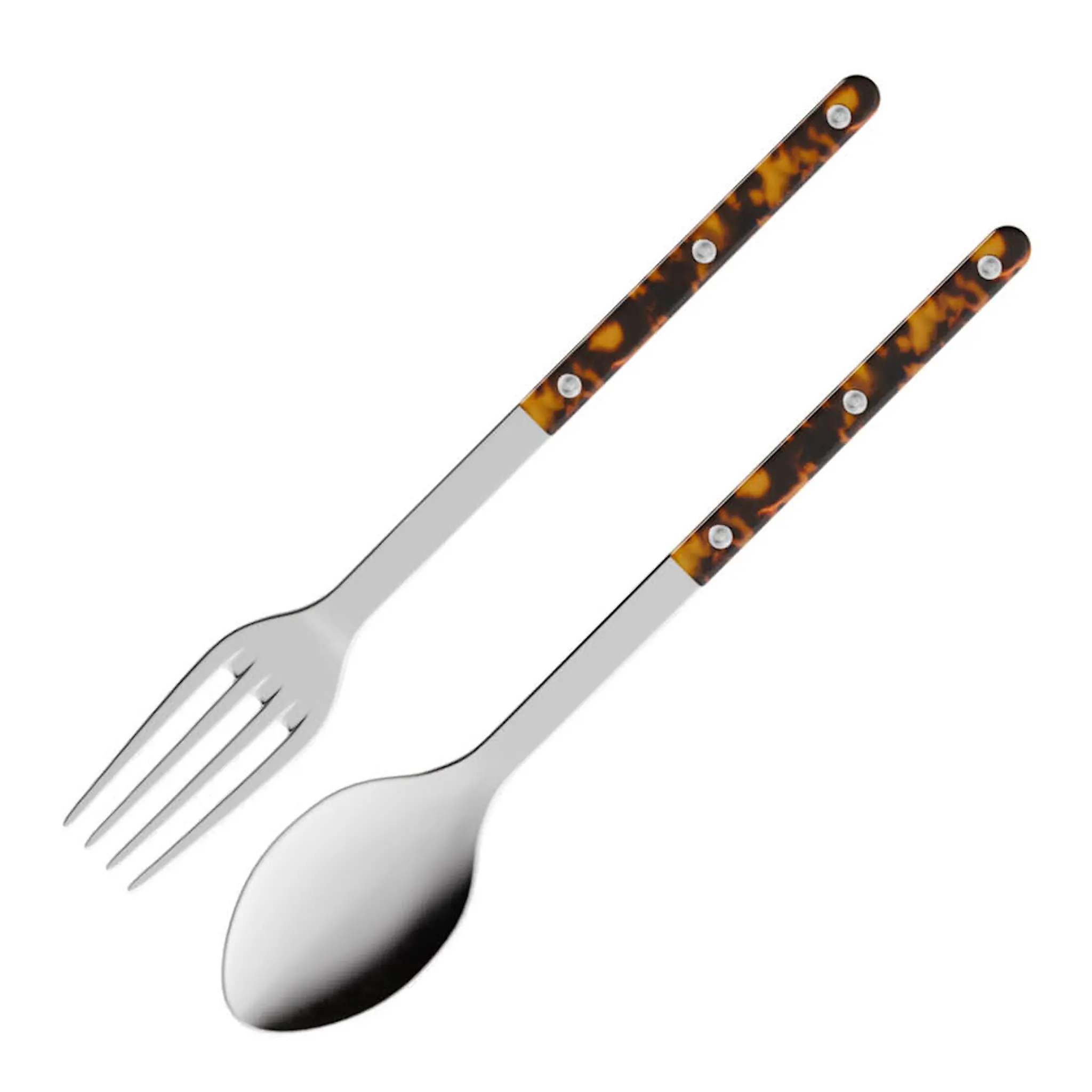 Sabre Bistrot tarjoiluottimet 26 cm 2 kpl Faux Tortoise