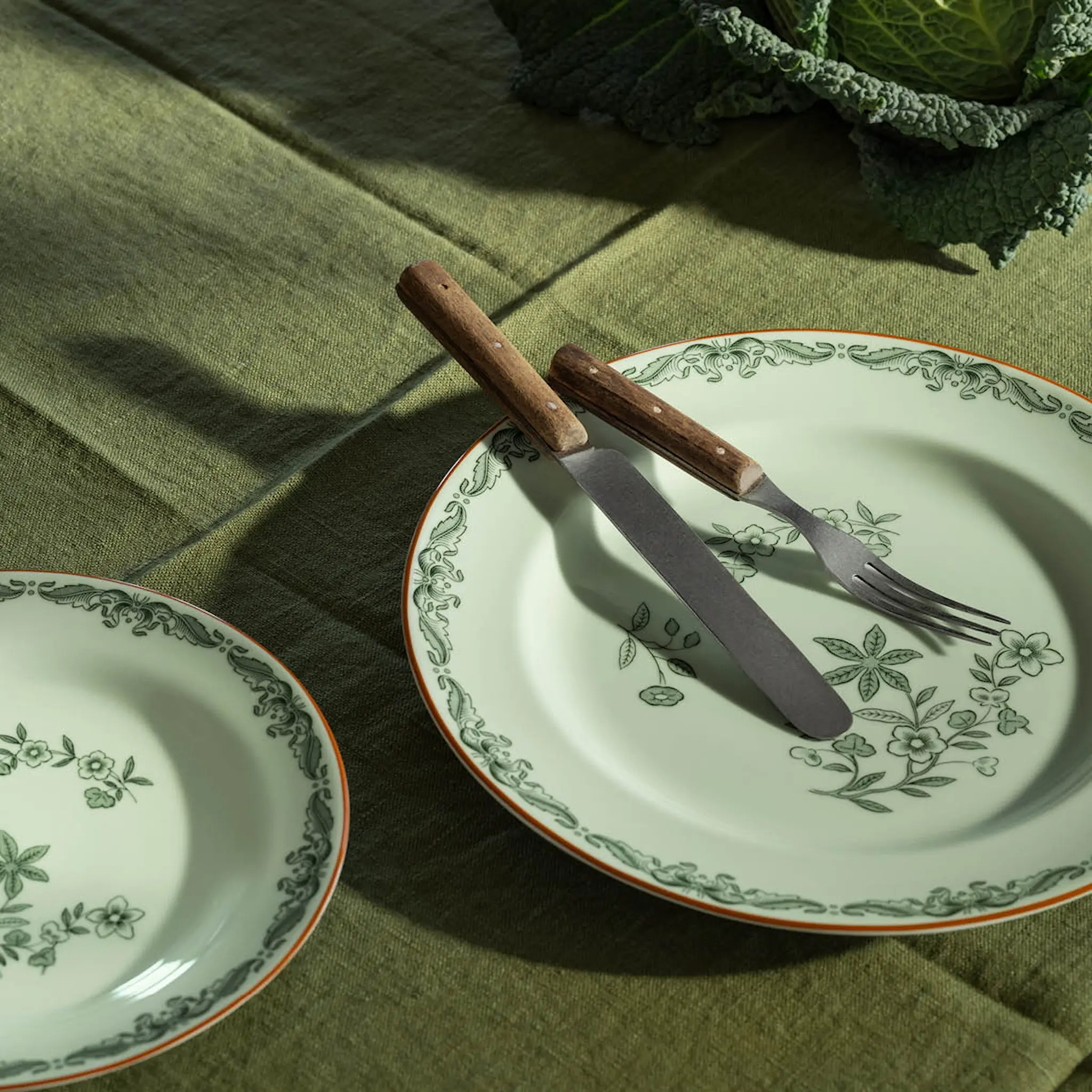 Rörstrand Ostindia Grön tallrik 27 cm