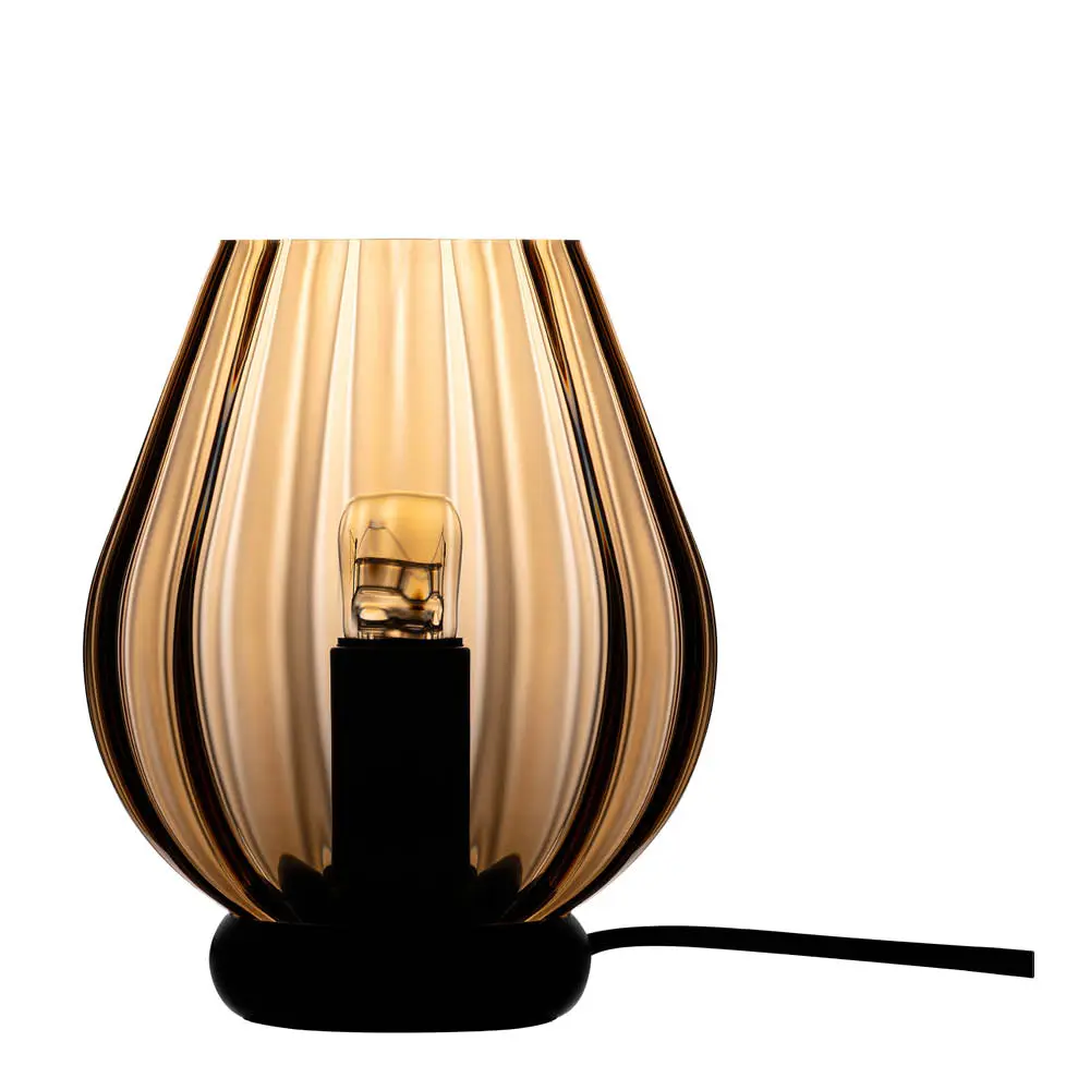 Rocks bordlampe 16,5 cm caramel