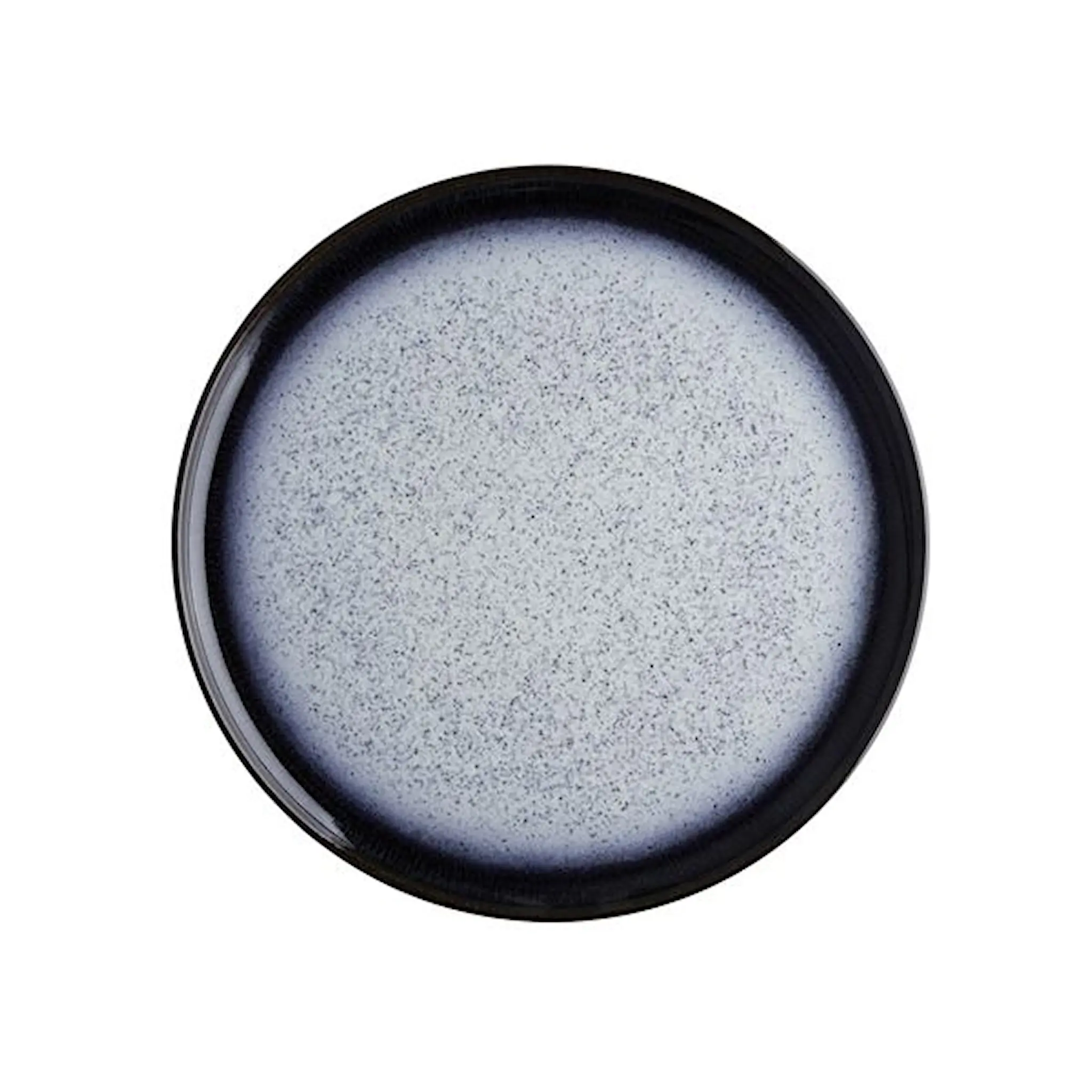 Denby Halo Runt Uppläggningsfat 31x31 cm Grå/Svart