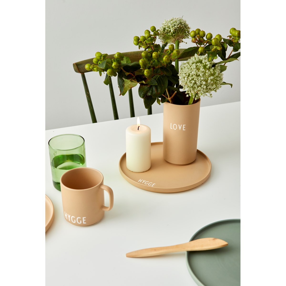 Design Letters Favourite krus Hygge 25 cl beige