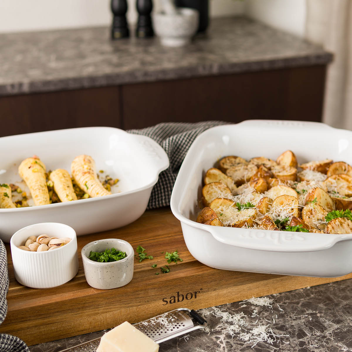 Sabor Ugnsform 31x23 cm 1,6 L vit