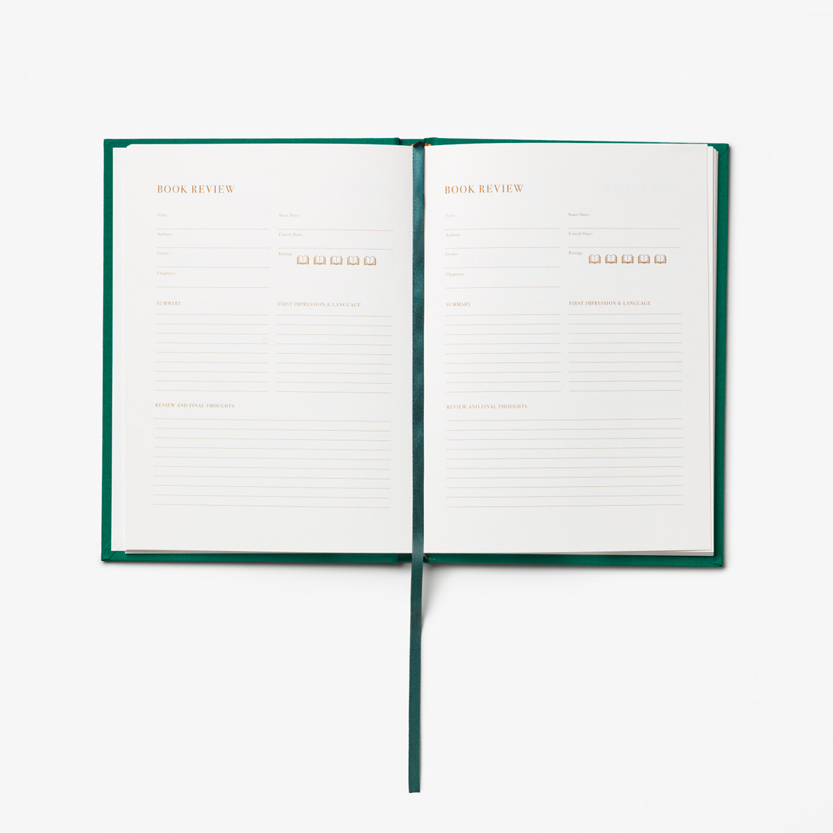 Printworks Läsdagbok The Book Club 25,4x18,3 cm multi