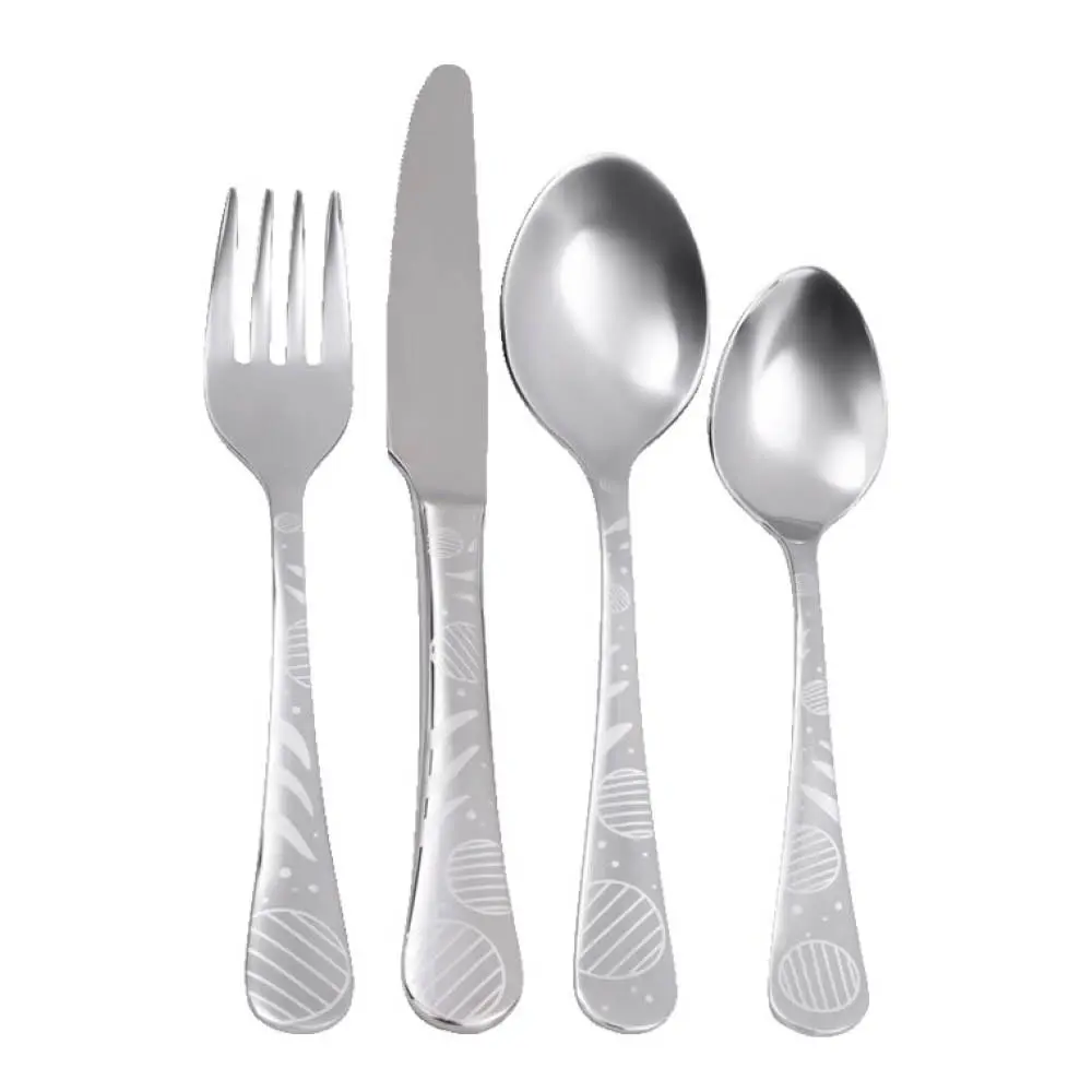 Lolly barnebestikk 4 deler silver