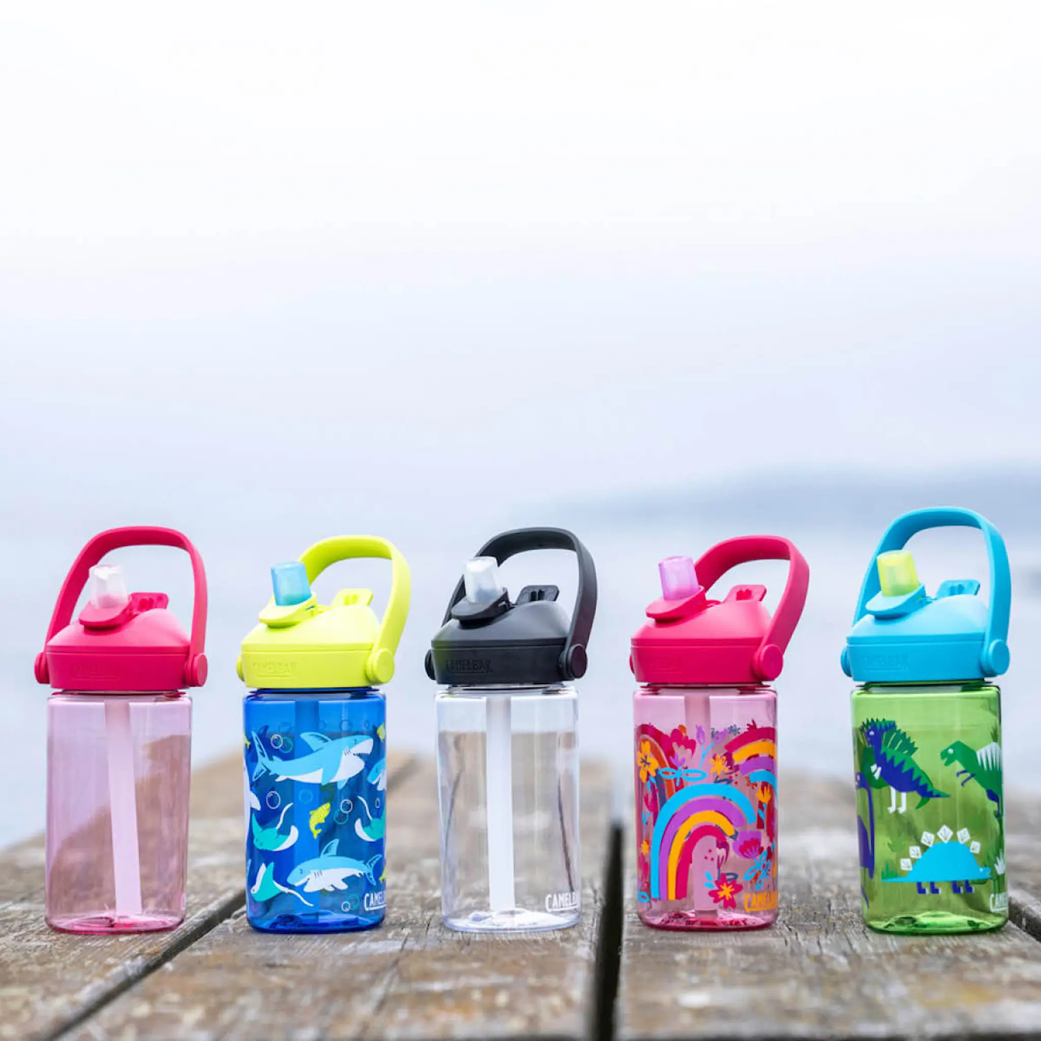 Camelbak Thrive Flip Straw Kids flaska 0,4 L sharks and rays