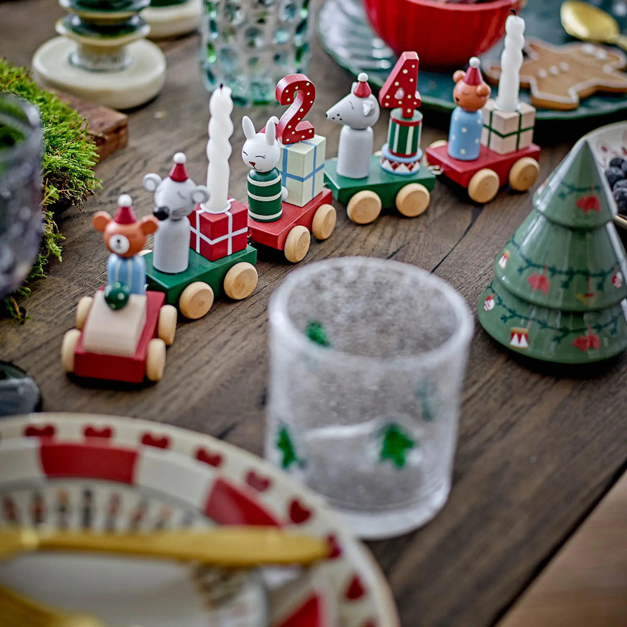 Bloomingville Debra dricksglas 37 cl julgran