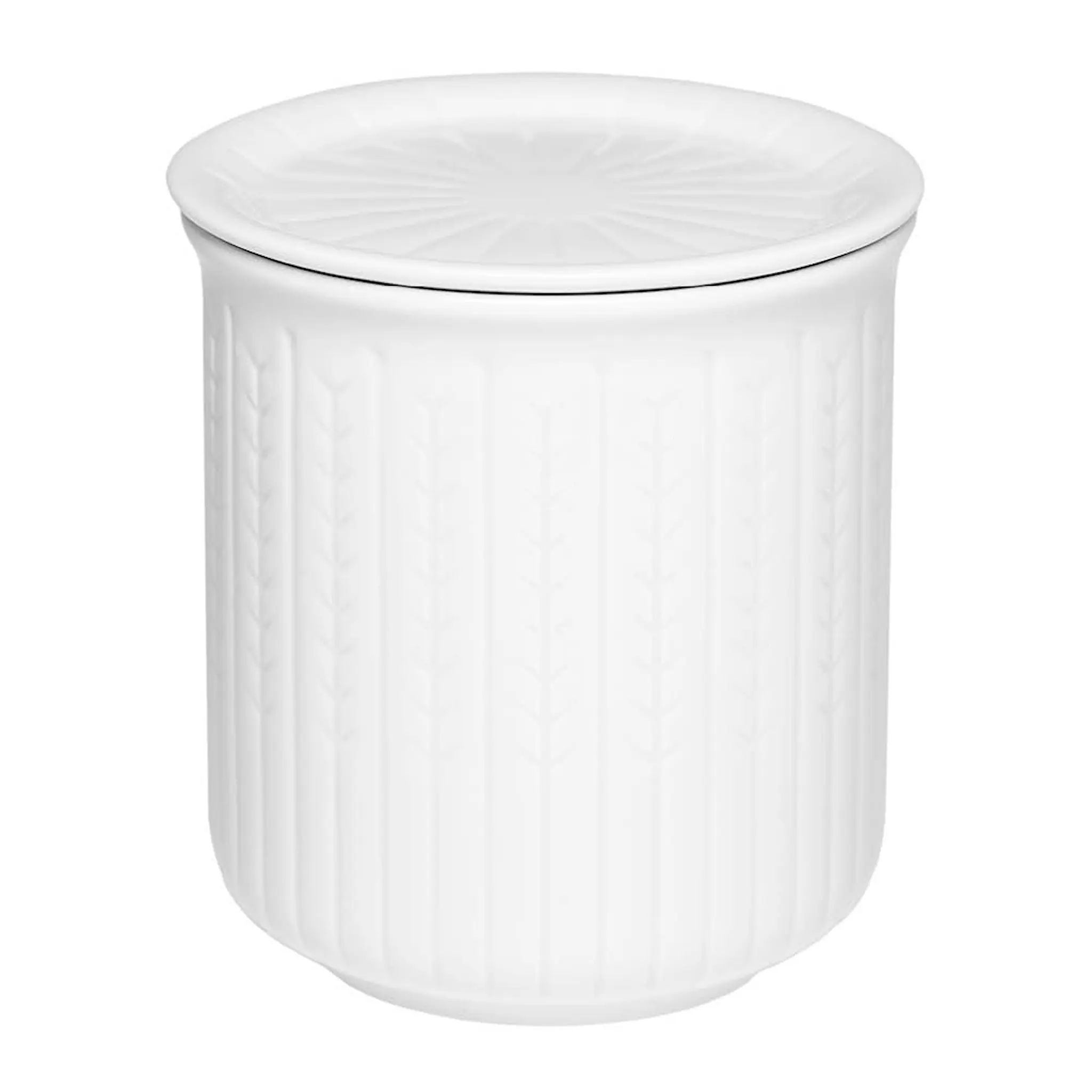Rörstrand Swedish Grace burk S 0,3 L snö/vit