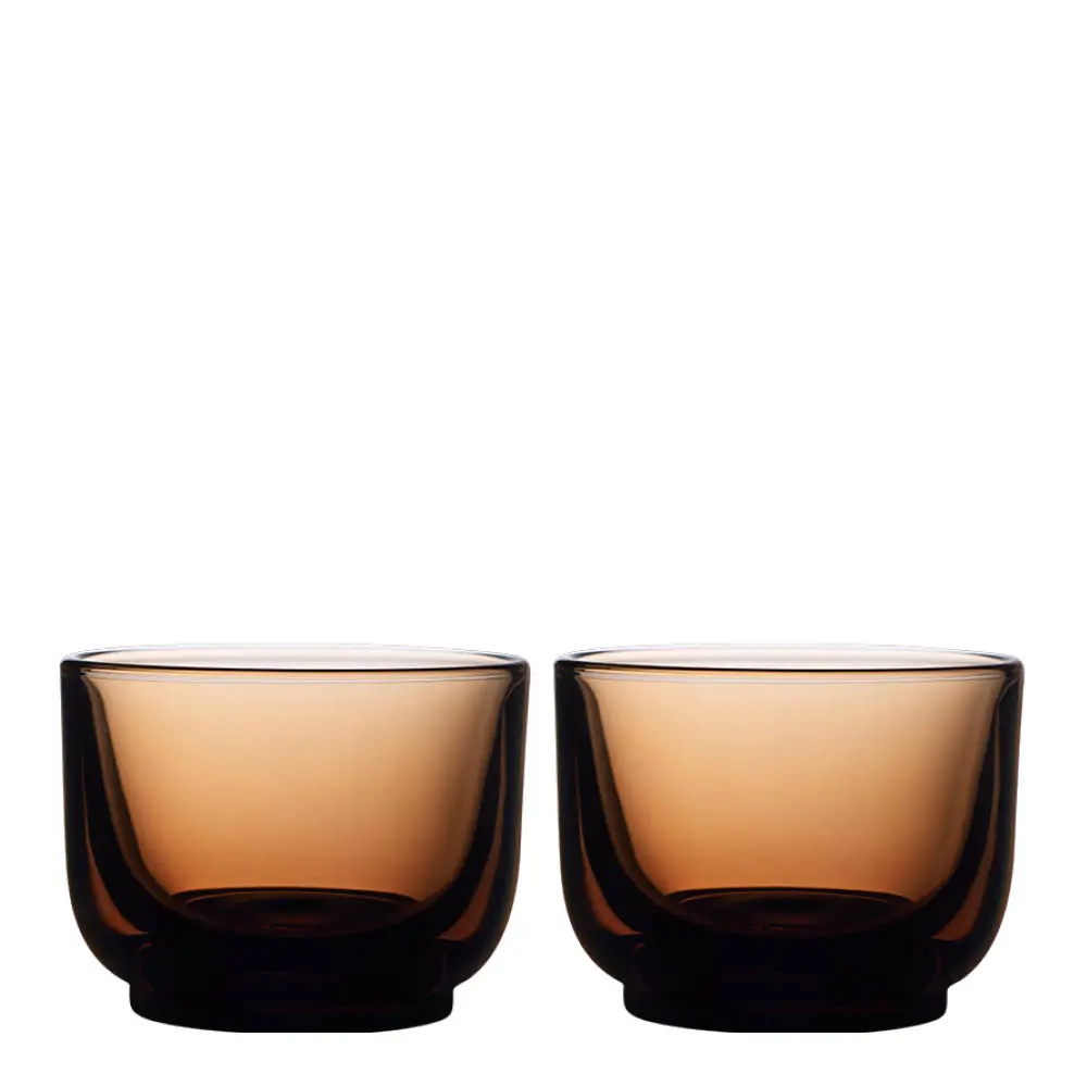 Pirch cortado glass 13 cl 2 stk Amber