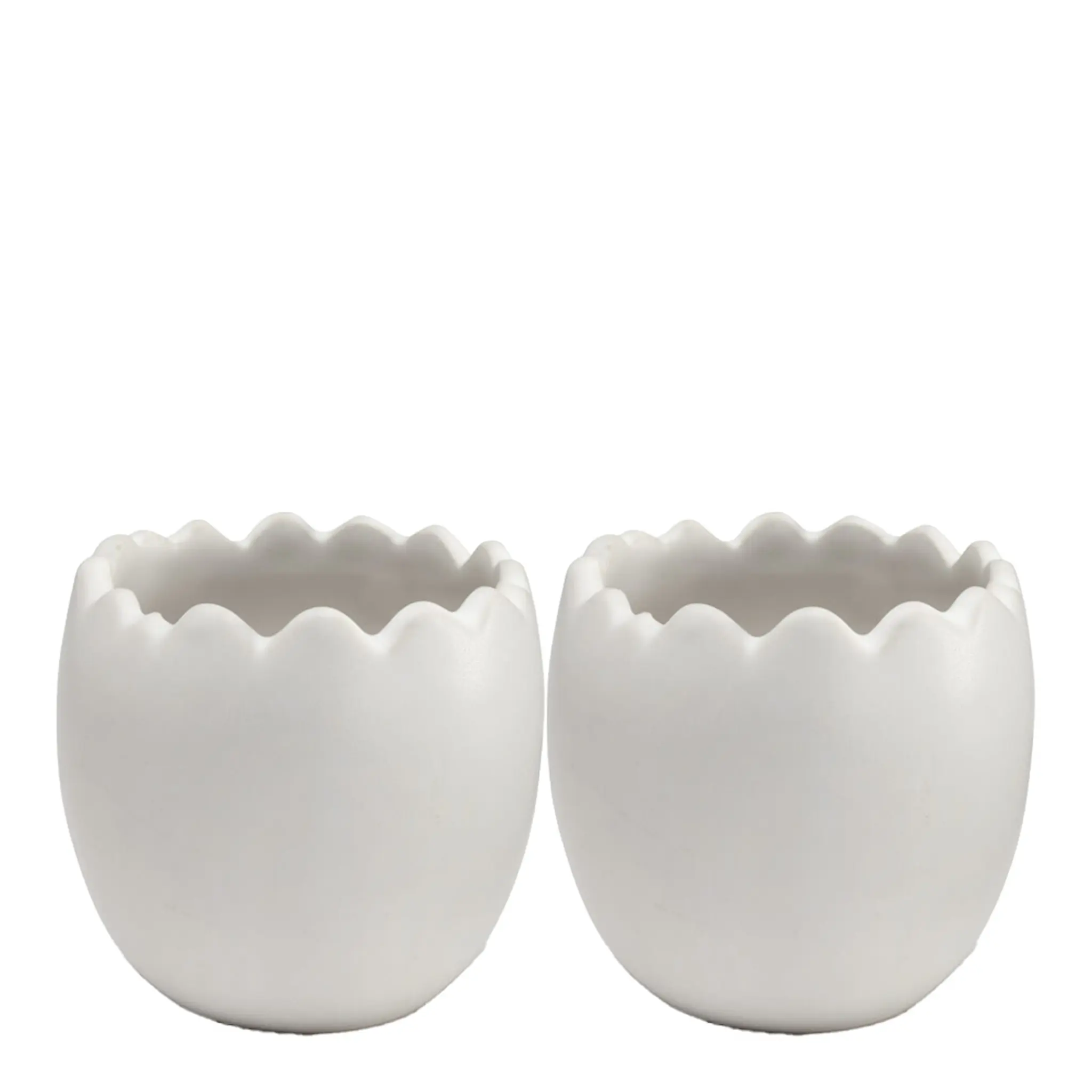 Cooee Egg eggeglass 2 stk hvit