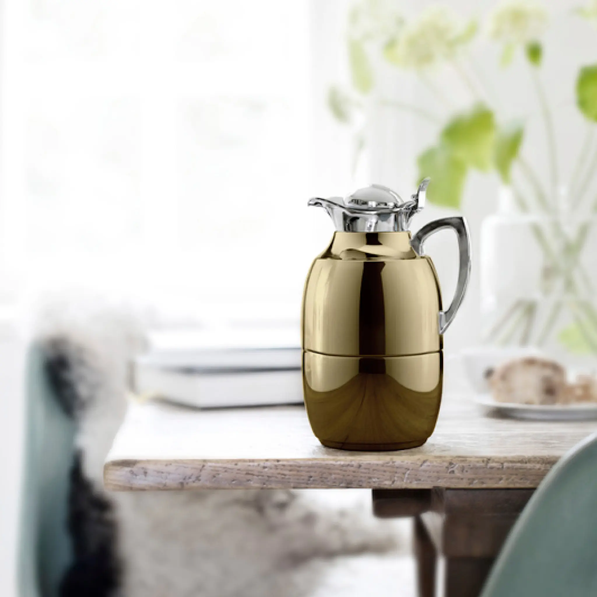 Alfi Termoskanna 1 liter Guld Rostfrit stål