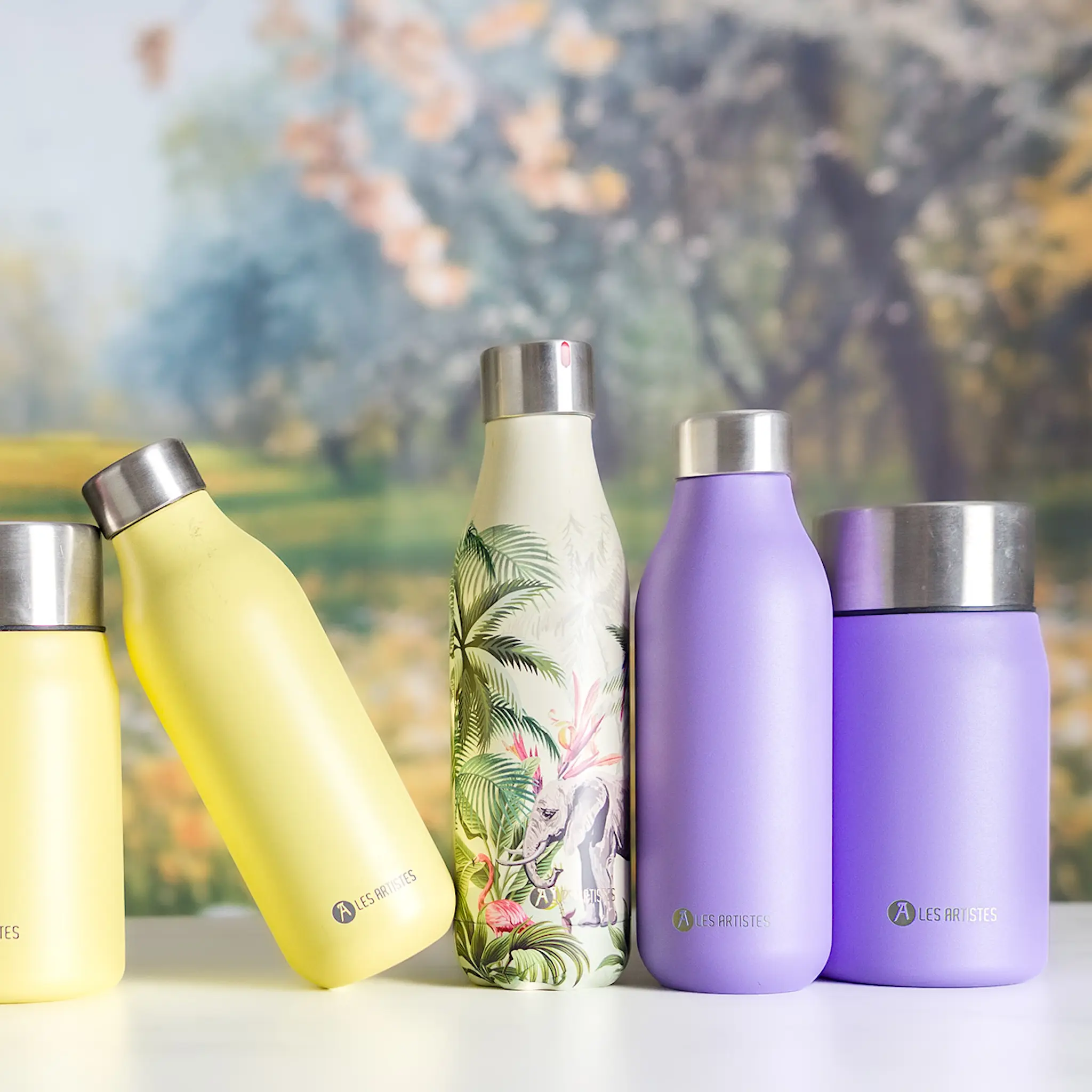 Les Artistes Bottle Up Termoflaska 0,5 L Lila