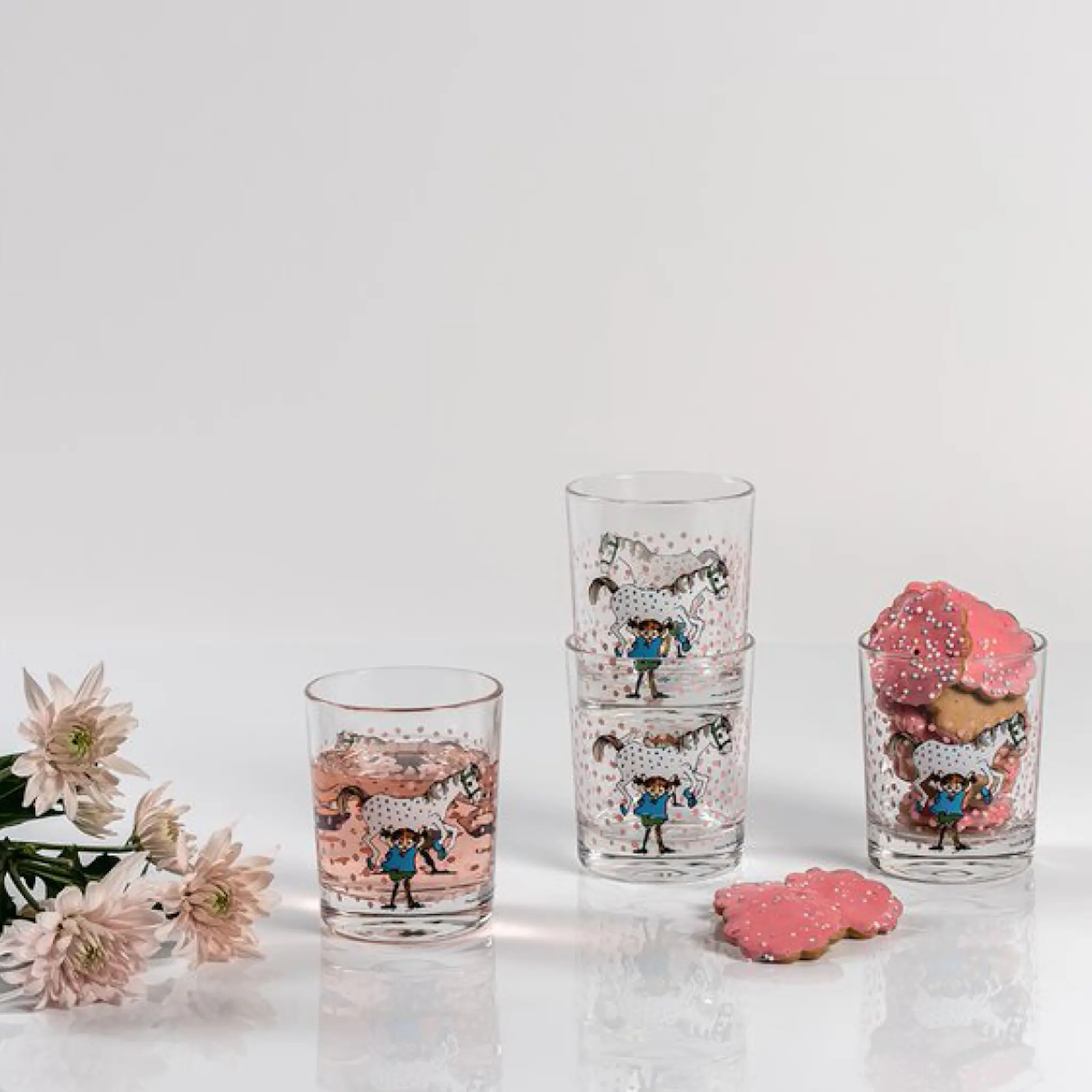 Muurla Pippi glas lilla gubben 20 cl