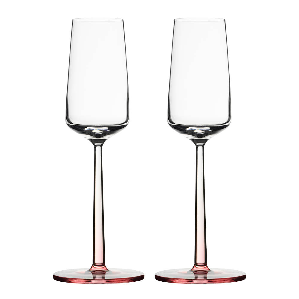 iittala Essence champagneglass 21 cl 2 stk rose