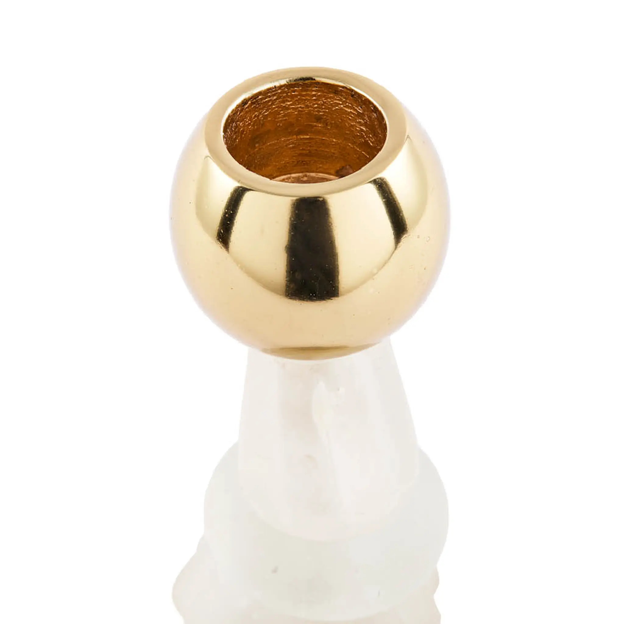 Pols Potten Beads ljusstake XS 24 cm vit
