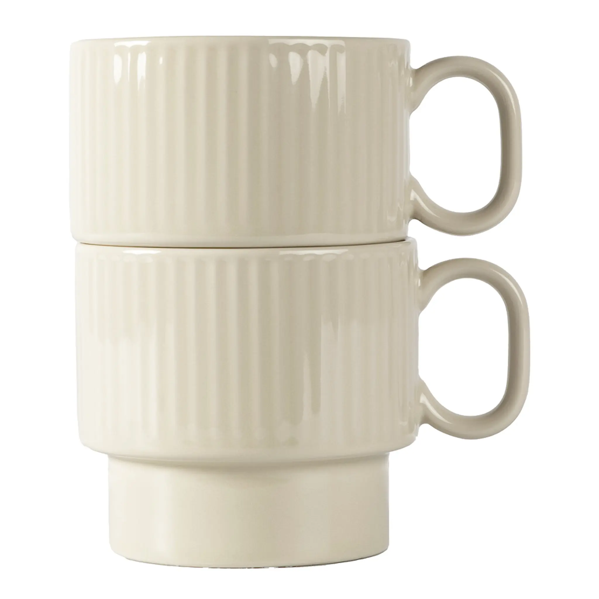 Sagaform Coffee & More tekopp 50 cl 2-pack beige
