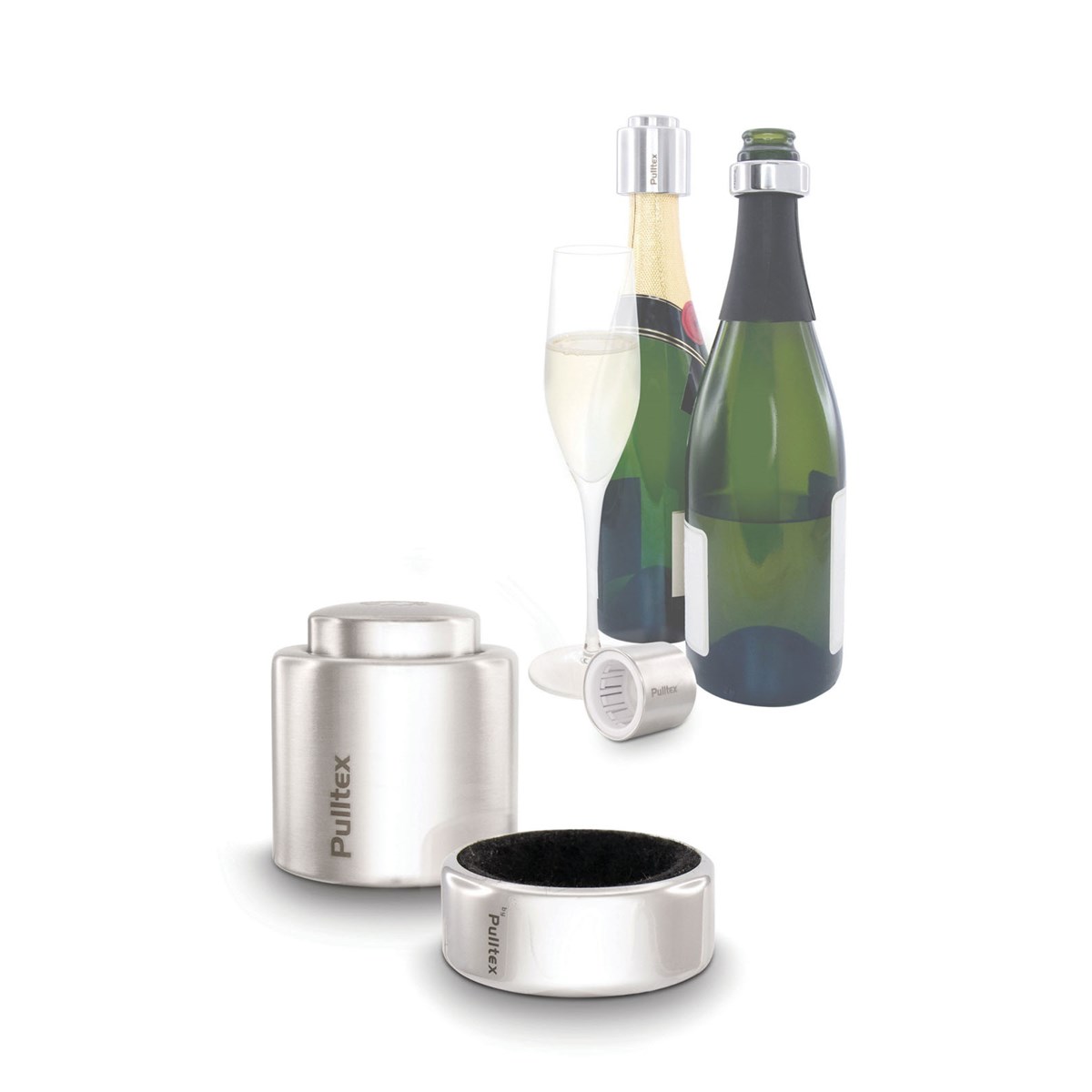 Pulltex Stopper med krage för champagne