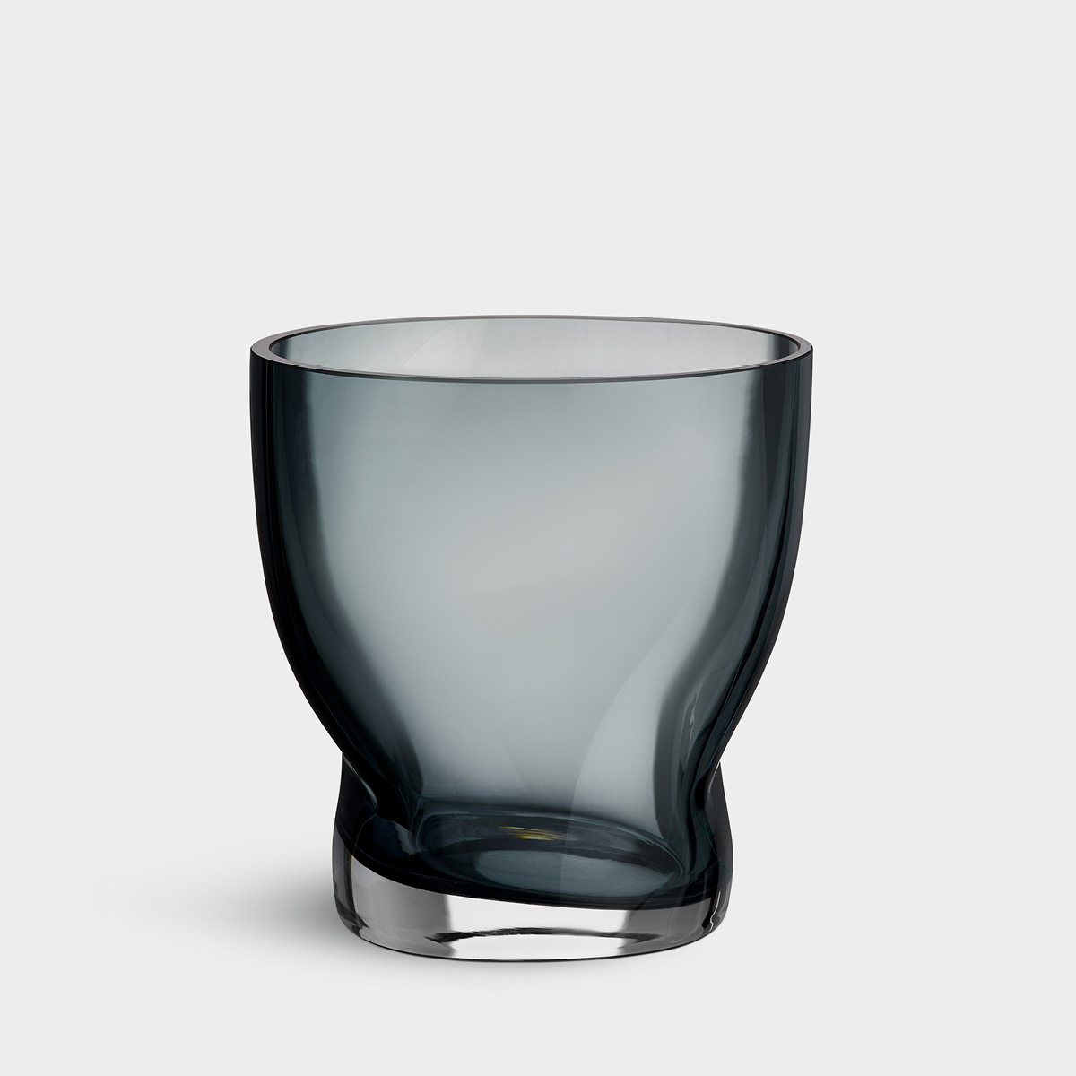 Orrefors Squeeze Tulppaanimaljakko 18 cm Siniharmaa