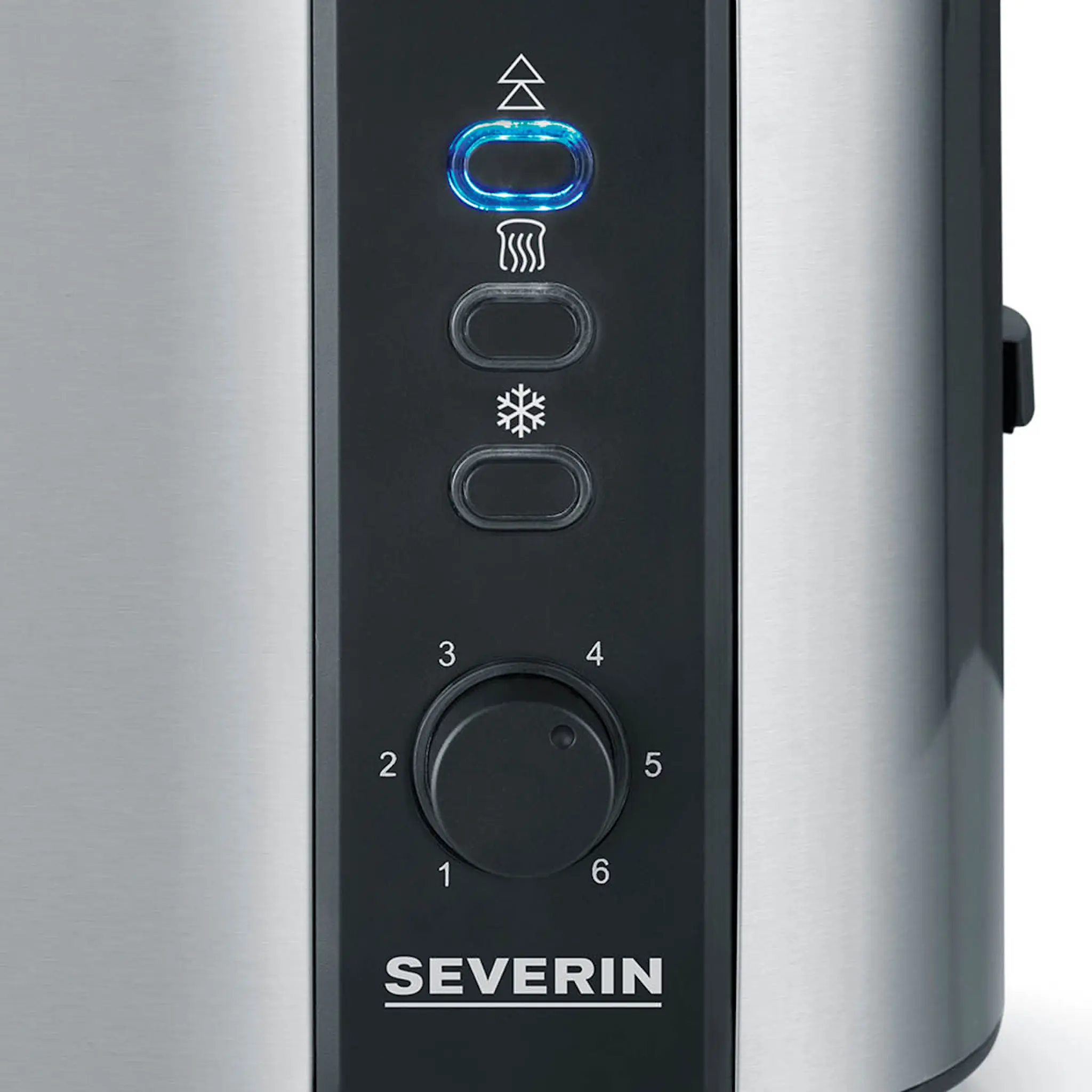 Severin Brødrister AT2589 2 skiver 800W børstet stål