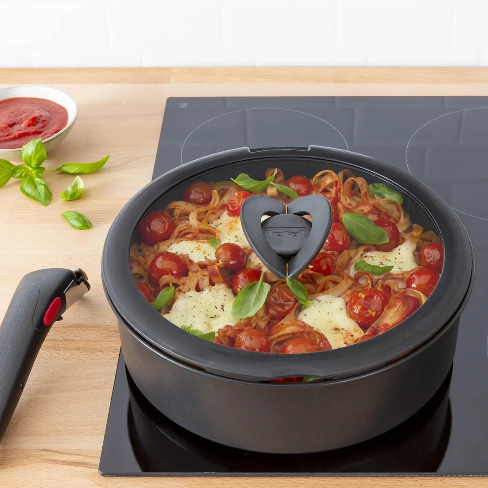 Tefal Ingenio glaslock 18 cm
