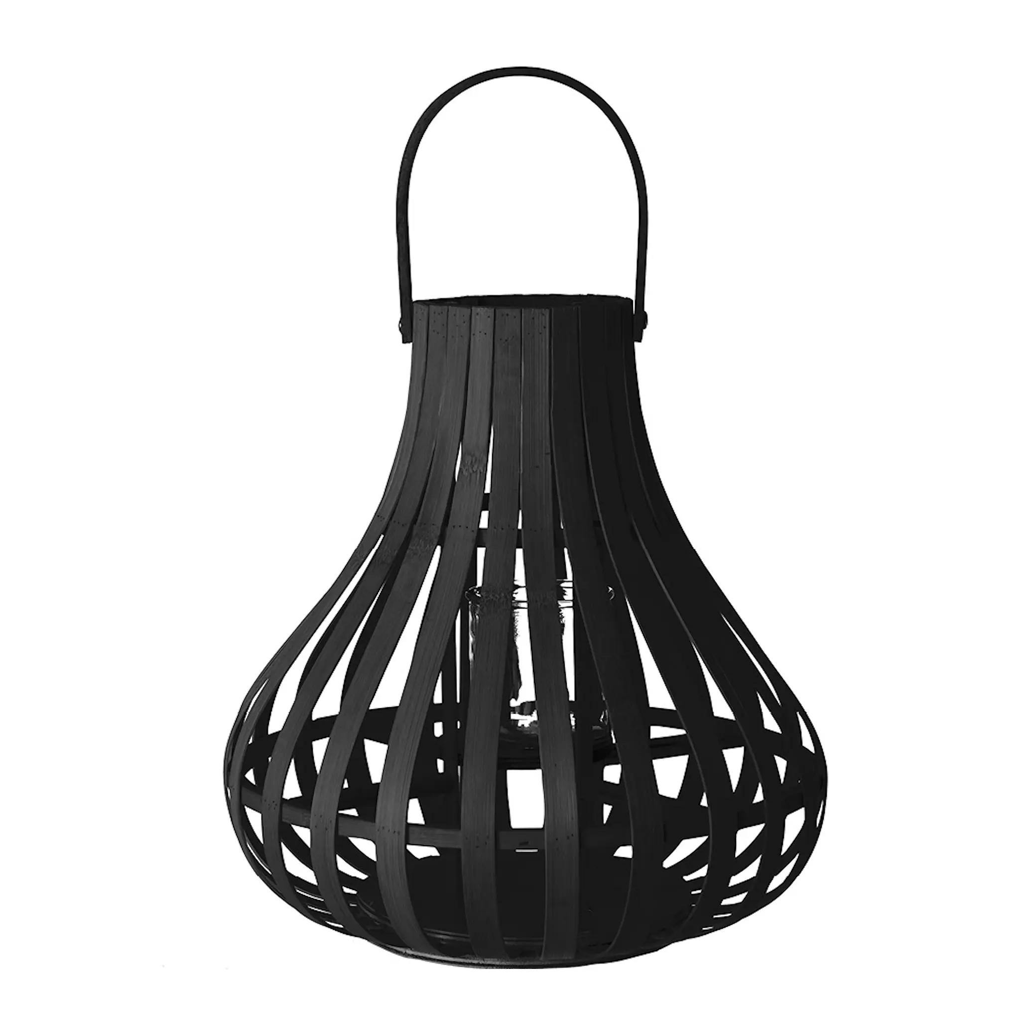 GUS Design Eliz lykta i trä 31x41 cm svart