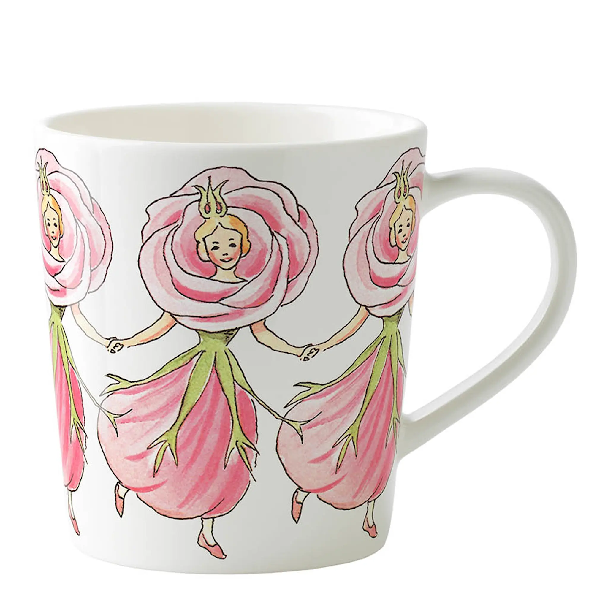 Design House Stockholm Elsa Beskow mugg med öra 40 cl rose