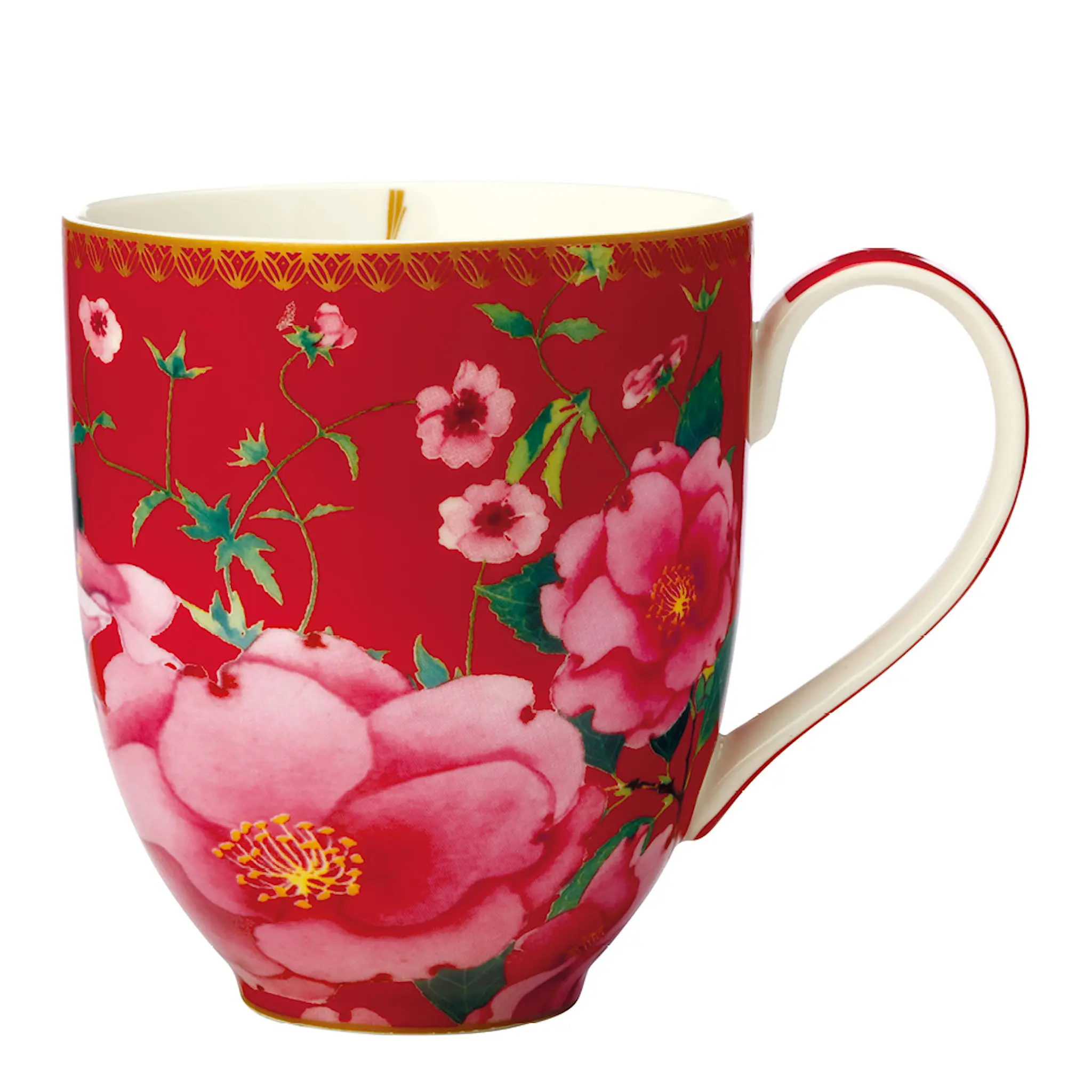 Maxwell & Williams Silk Road mugg 44 cl röd