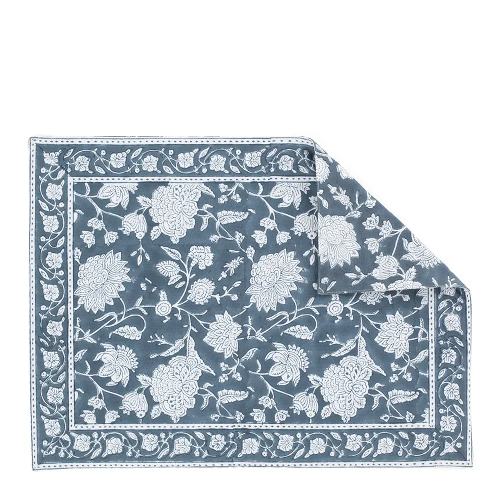 Indian Rose Pöytätabletti 37x50 cm 2 kpl True Navy