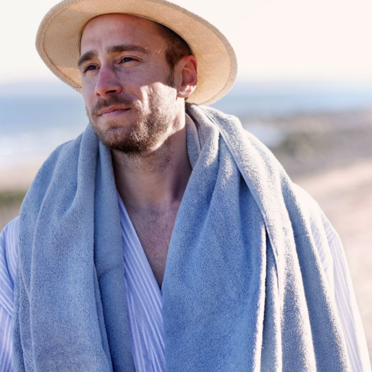 Home by Ilse Jacobsen Bath Collection Pyyhe 70x140 cm Powder Blue