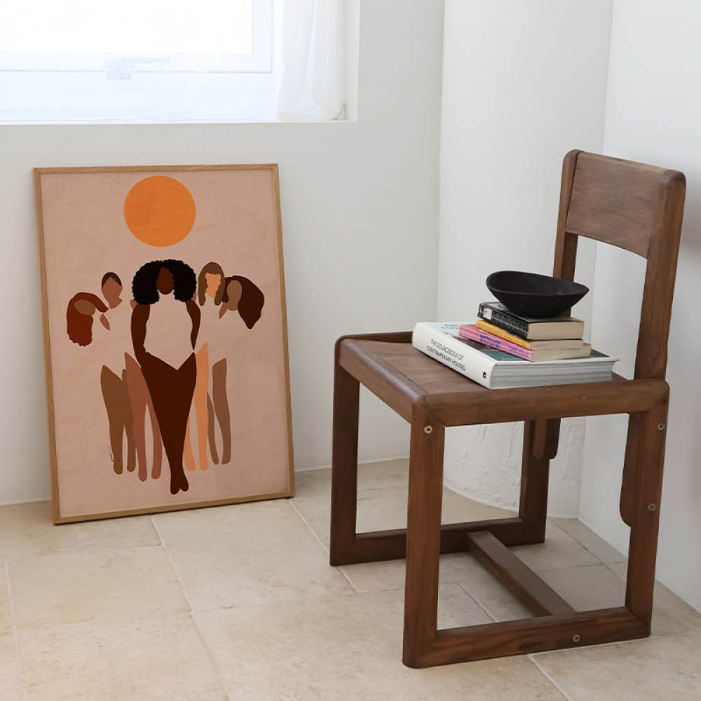 Poster & Frame Carelle N'guessan poster 30x40 cm w.o.m.e.n