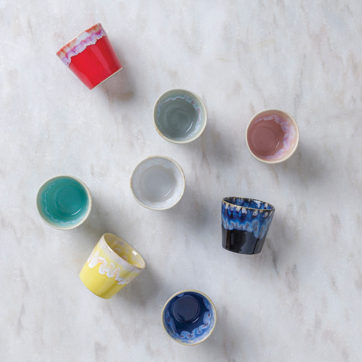 Costa Nova Gres espressokopp 10 cl hvit