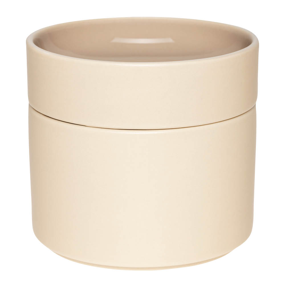 Arabia - Kirnu Koristepurkki 11x10 cm Beige