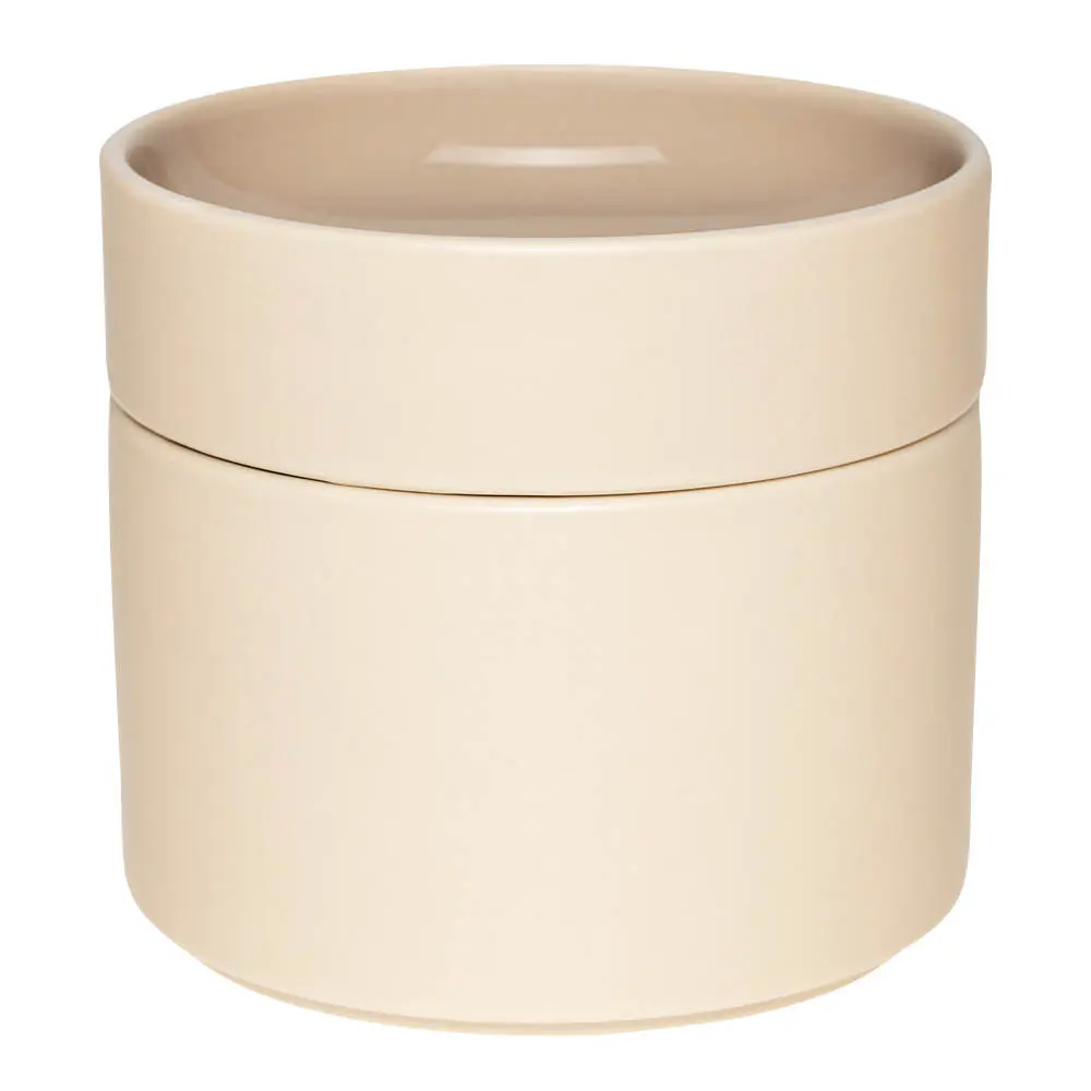 Kirnu dekorativ krukke 11x10 cm beige